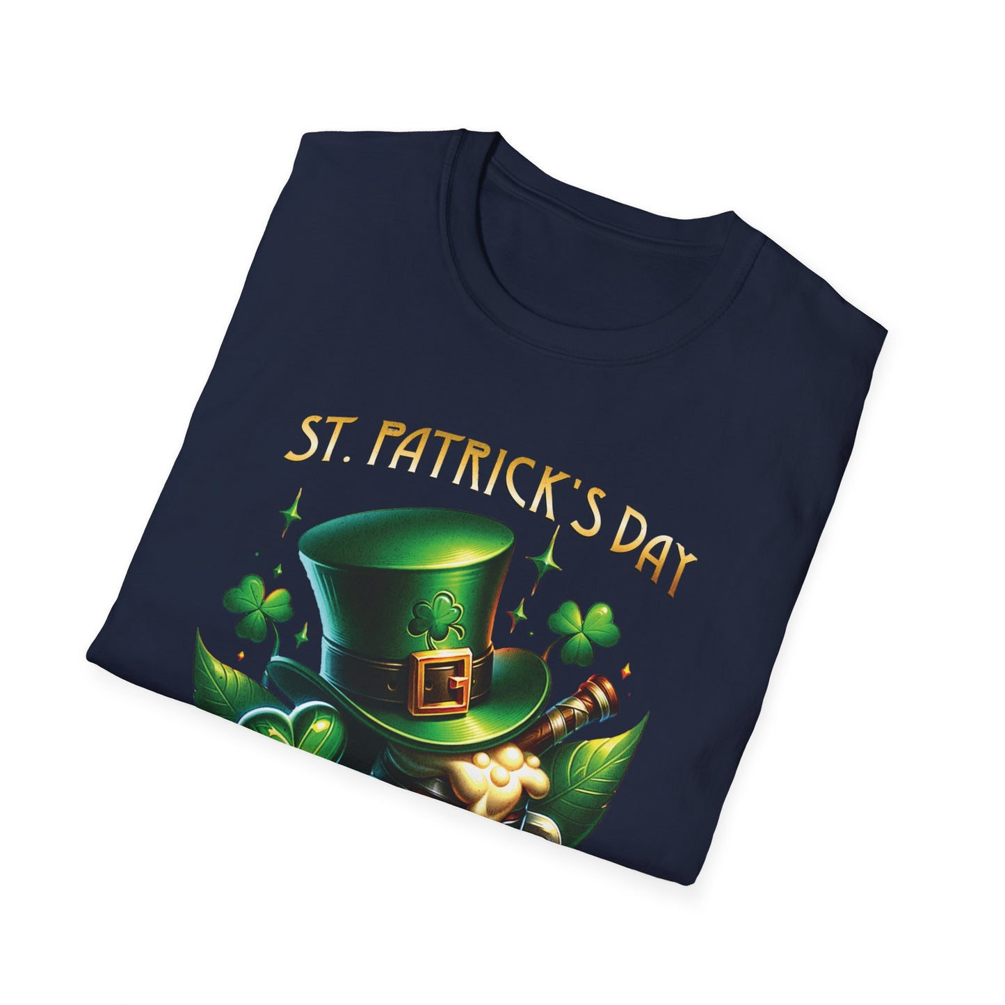 St. Patrick's Day Celebration T-Shirt - Unisex Softstyle Tee with Irish Culture Design
