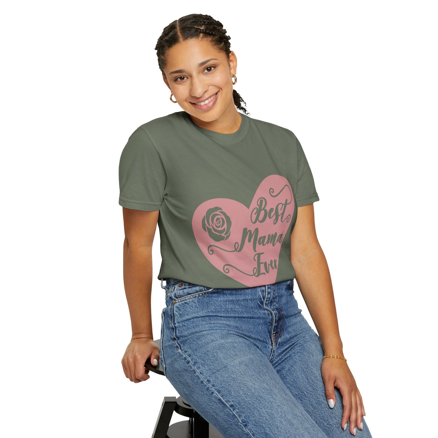 Best mama ever - Unisex Garment-Dyed T-shirt