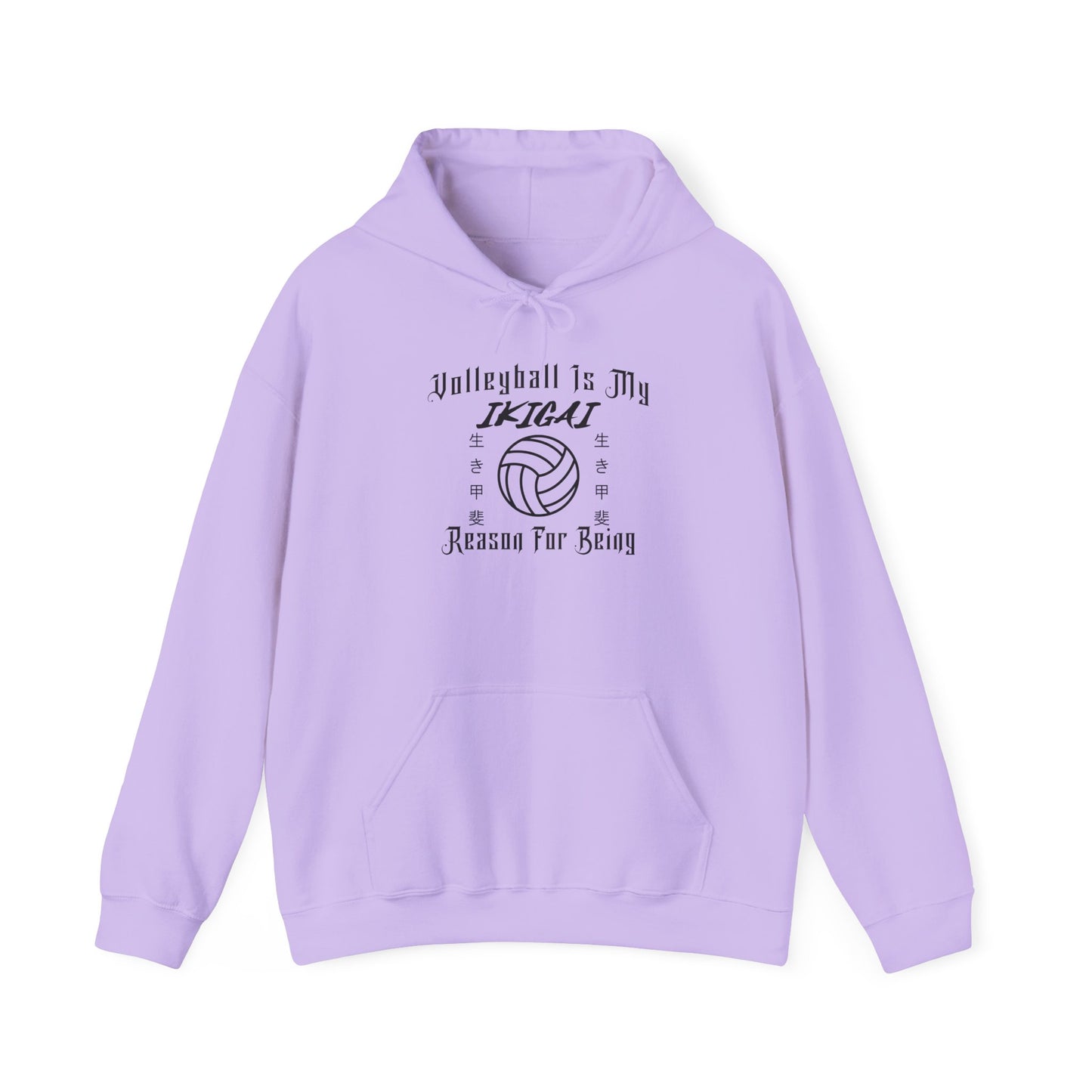Volleyball Is My IKIGAI: Unisex Heavy Blend™ Hooded Sweatshirt