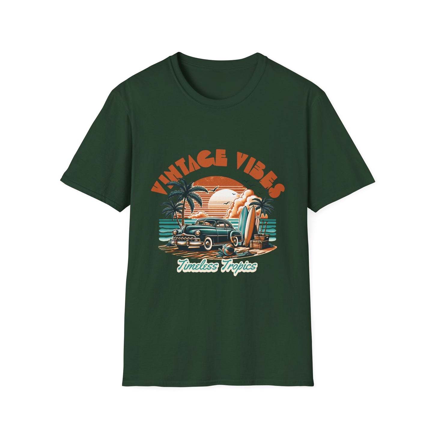 Vintage Vibe T-Shirt - Unisex Softstyle