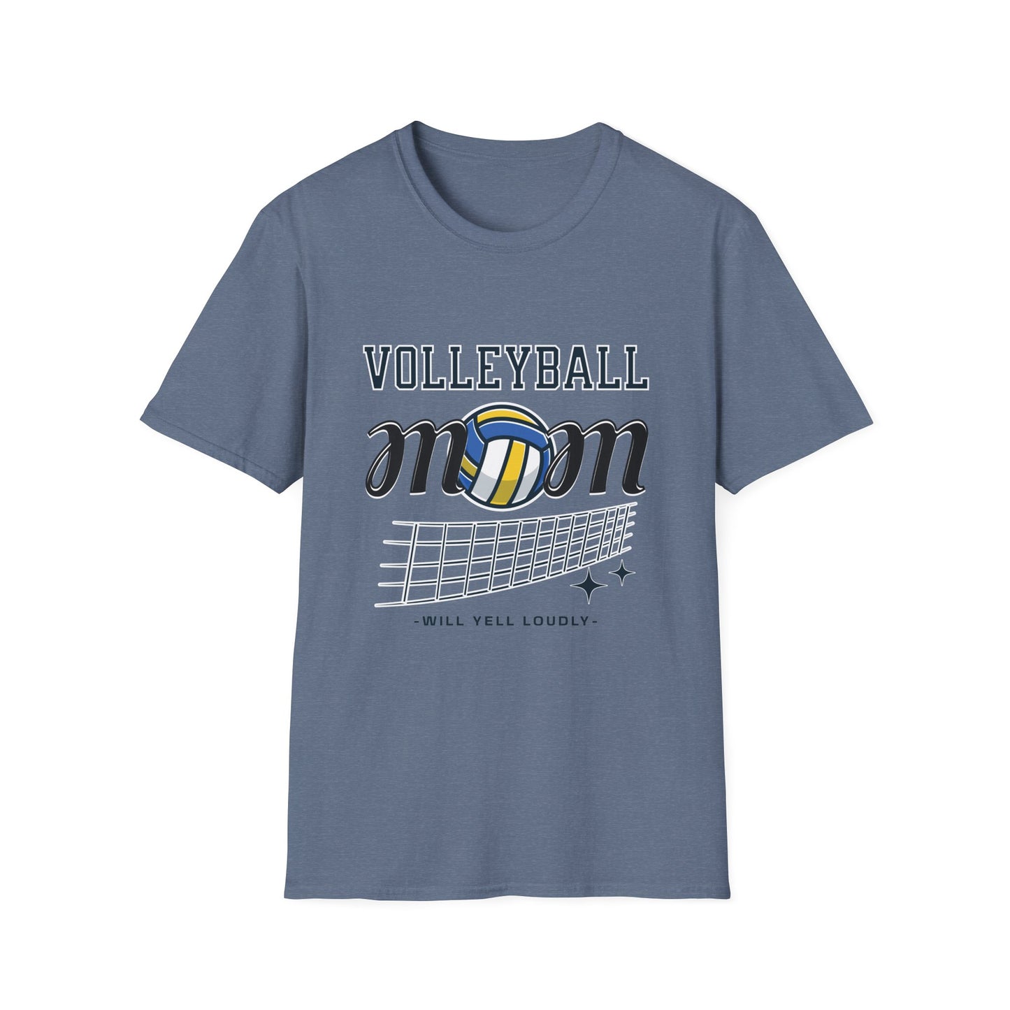 Volleyball Mom T-Shirt | Soft Unisex Tee for Sports Moms | Great for Gifts, Teamwear, Casual Outings, and Holidays