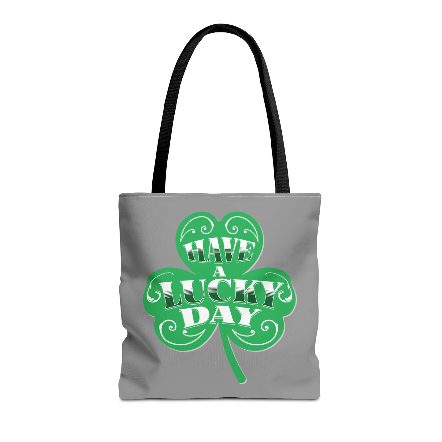 Lucky Day Tote Bag - St. Patrick's Day Gift, Eco-Friendly Shopper, Fun Everyday Use, Green Clover Design, Lucky Charm