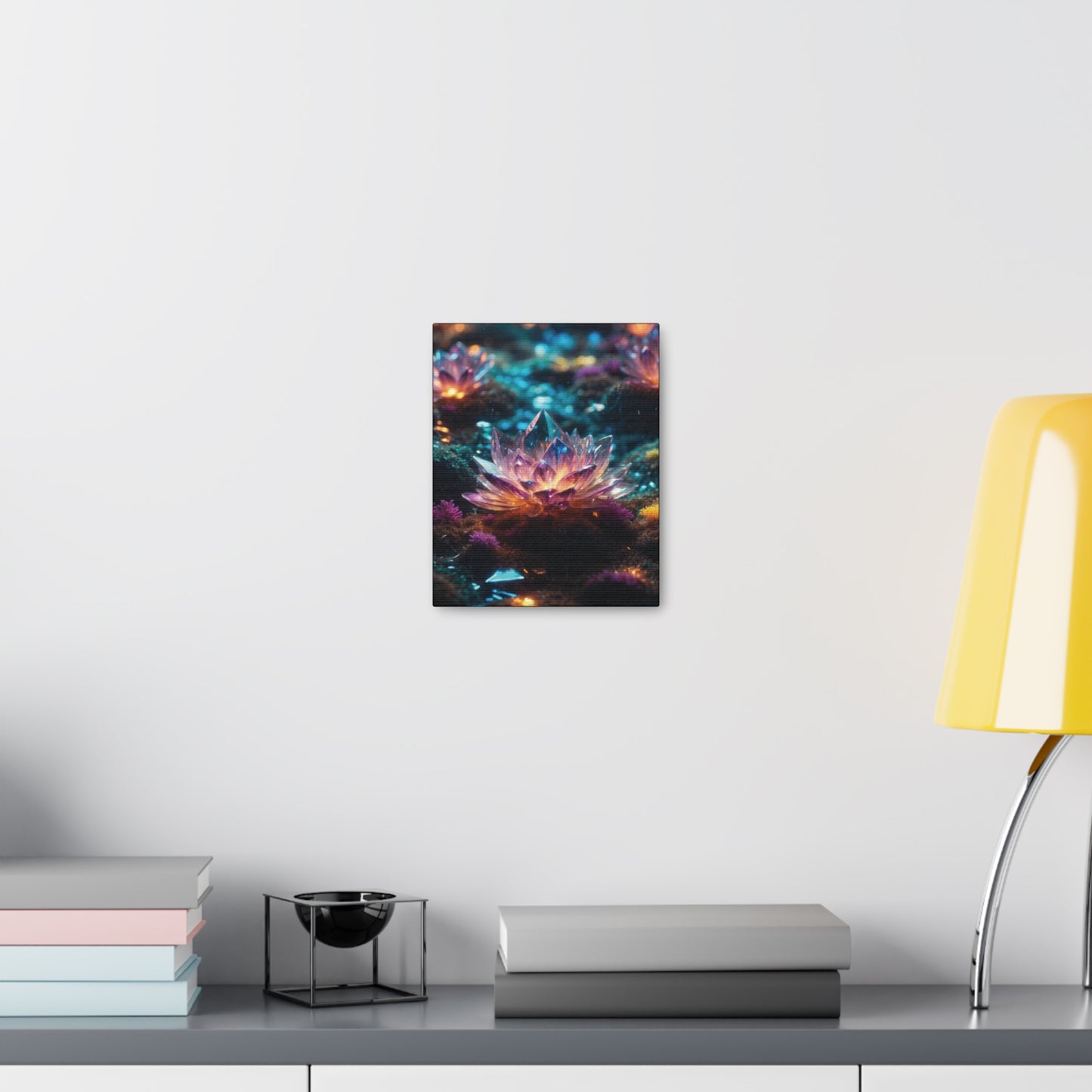 Crystal Lotus: Canvas Gallery Wraps