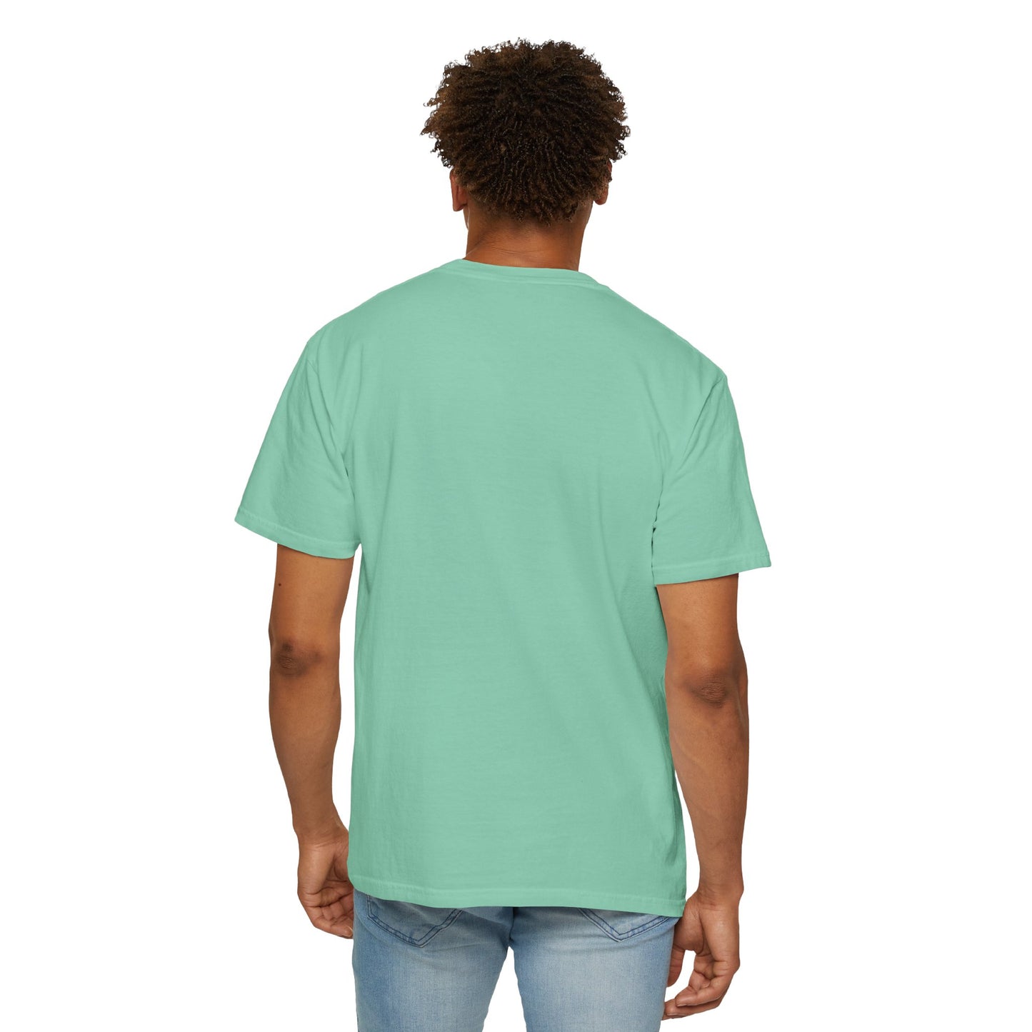 Coffee because too early for wine - Unisex Garment-Dyed T-shirt
