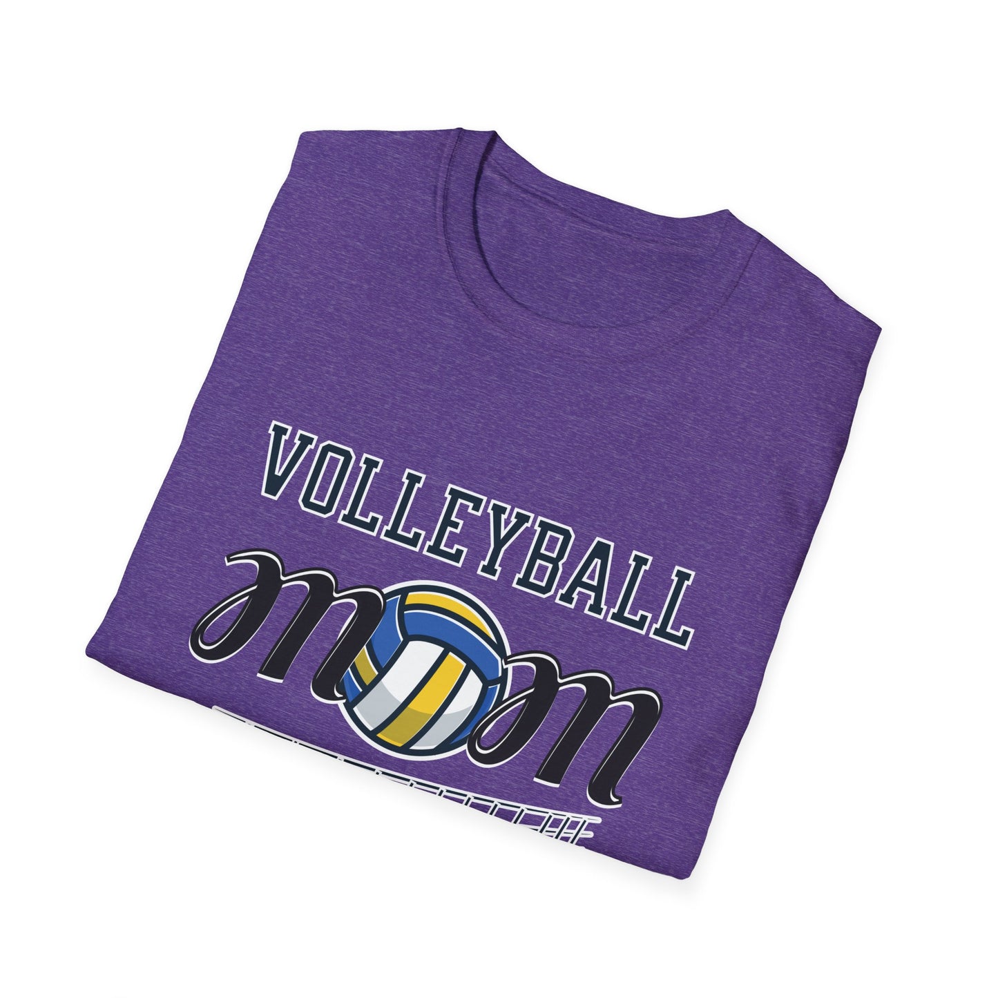 Volleyball Mom T-Shirt | Soft Unisex Tee for Sports Moms | Great for Gifts, Teamwear, Casual Outings, and Holidays