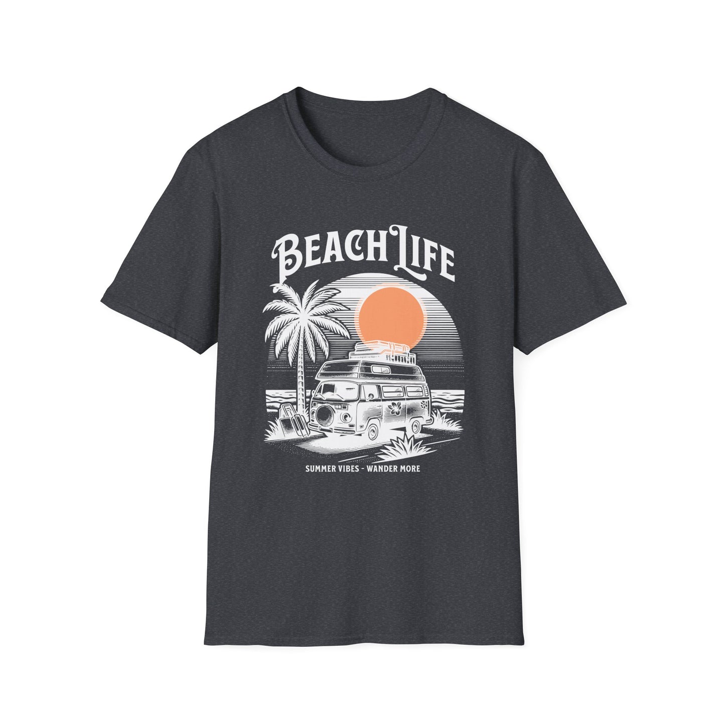 Beach Life T-shirt - Unisex Softstyle T-Shirt