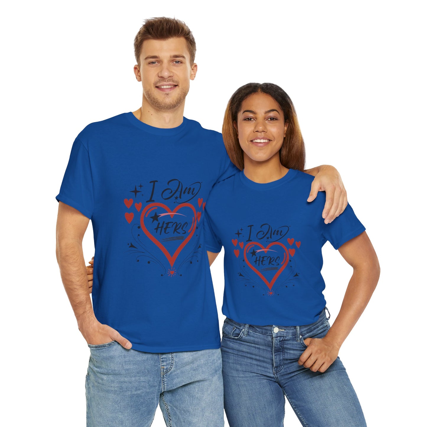 Valentine: I Am Hers1 - Unisex Heavy Cotton Tee