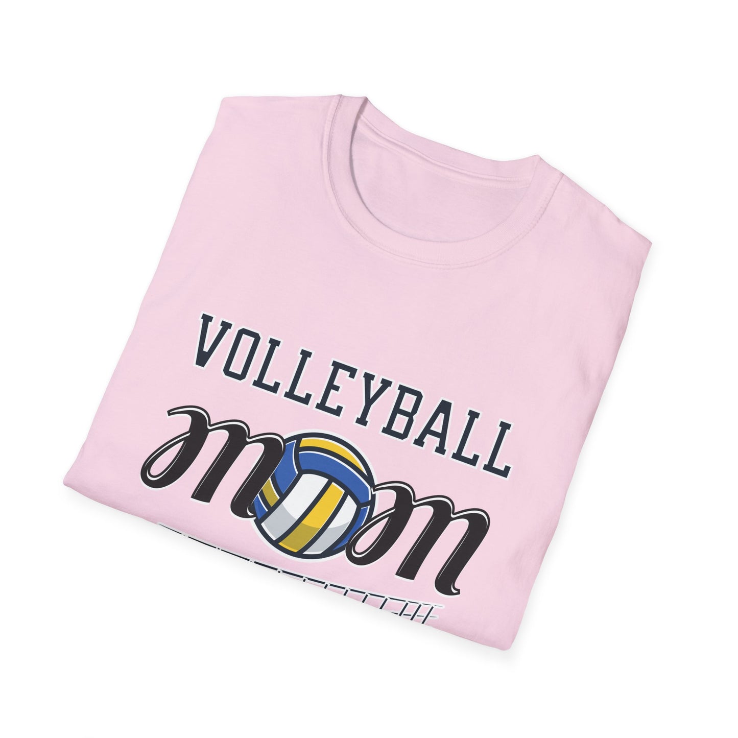Volleyball Mom T-Shirt | Soft Unisex Tee for Sports Moms | Great for Gifts, Teamwear, Casual Outings, and Holidays