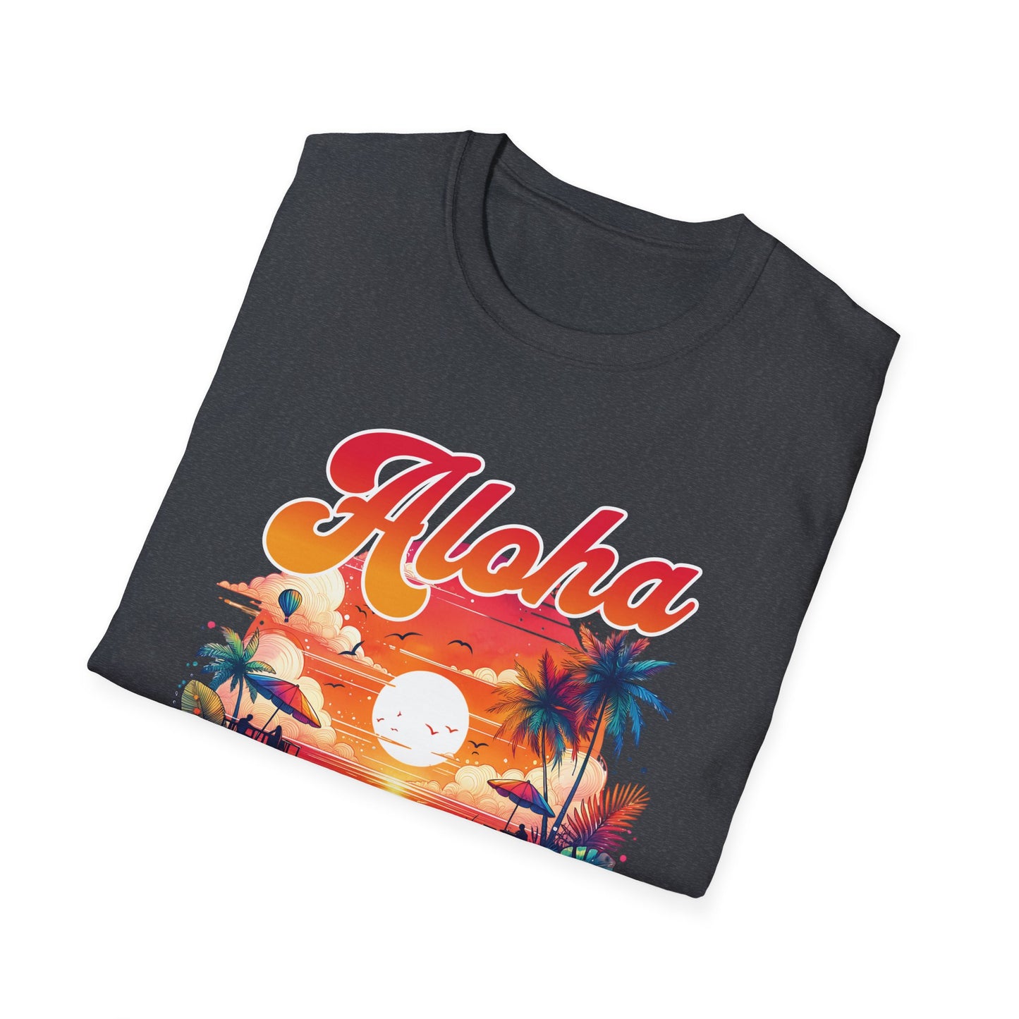 Aloha Hawaii Paradise T-Shirt - Unisex Softstyle