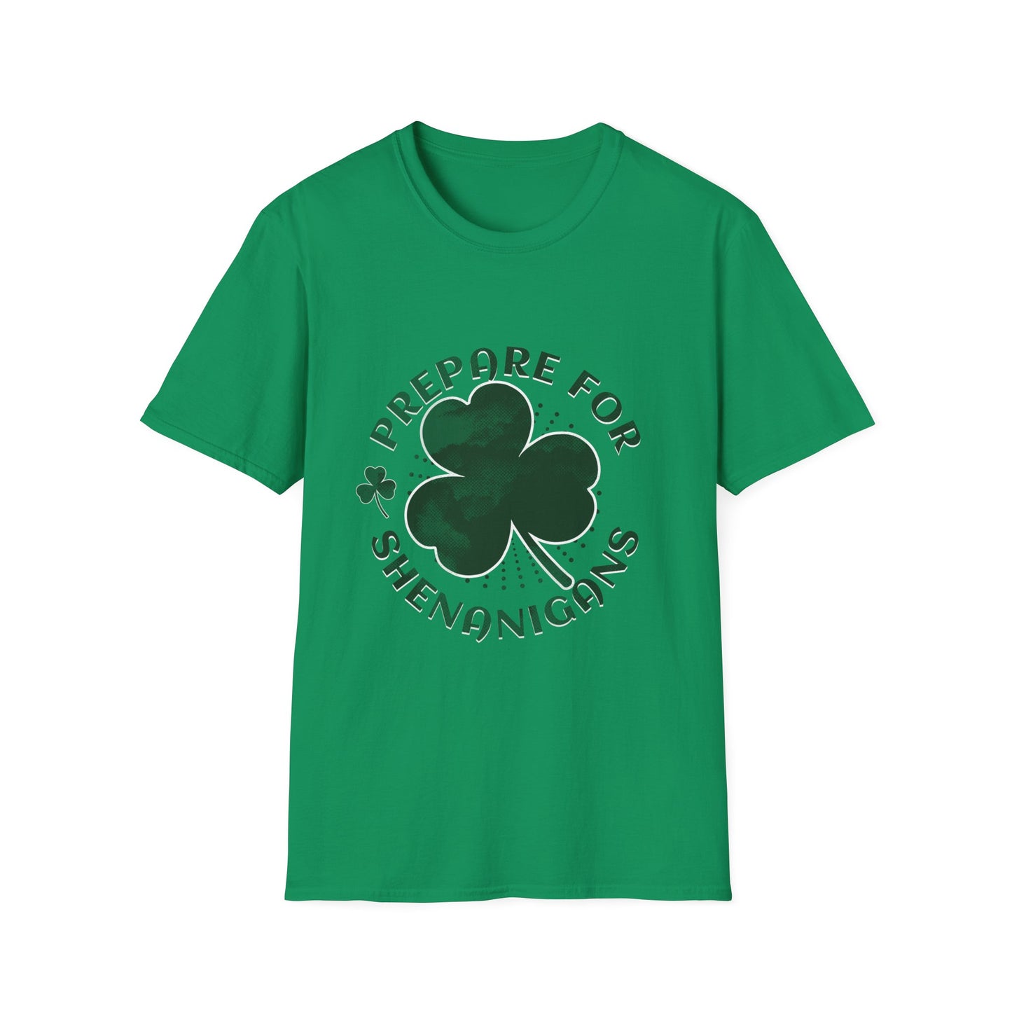 St. Patrick's Day 'Prepare for Shenanigans' T-Shirt - Unisex Softstyle Tee