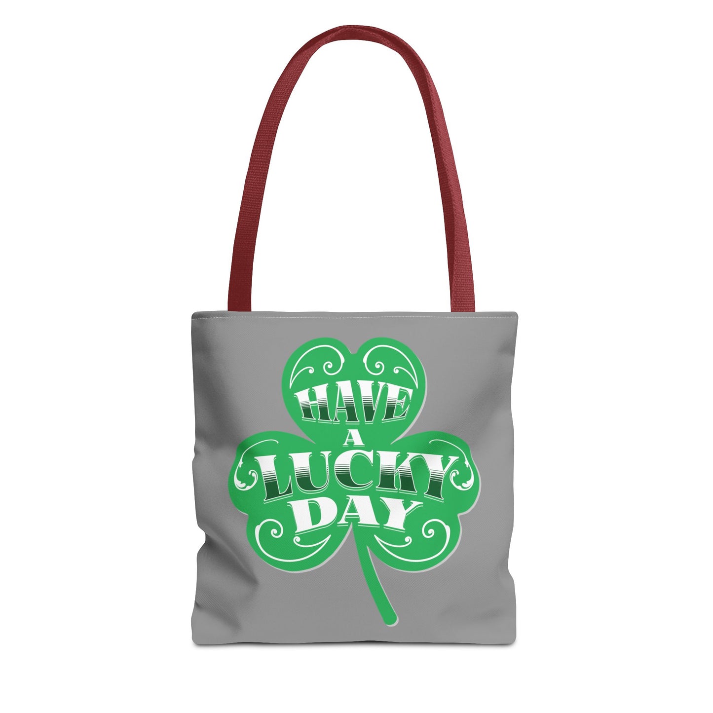 Lucky Day Tote Bag - St. Patrick's Day Gift, Eco-Friendly Shopper, Fun Everyday Use, Green Clover Design, Lucky Charm