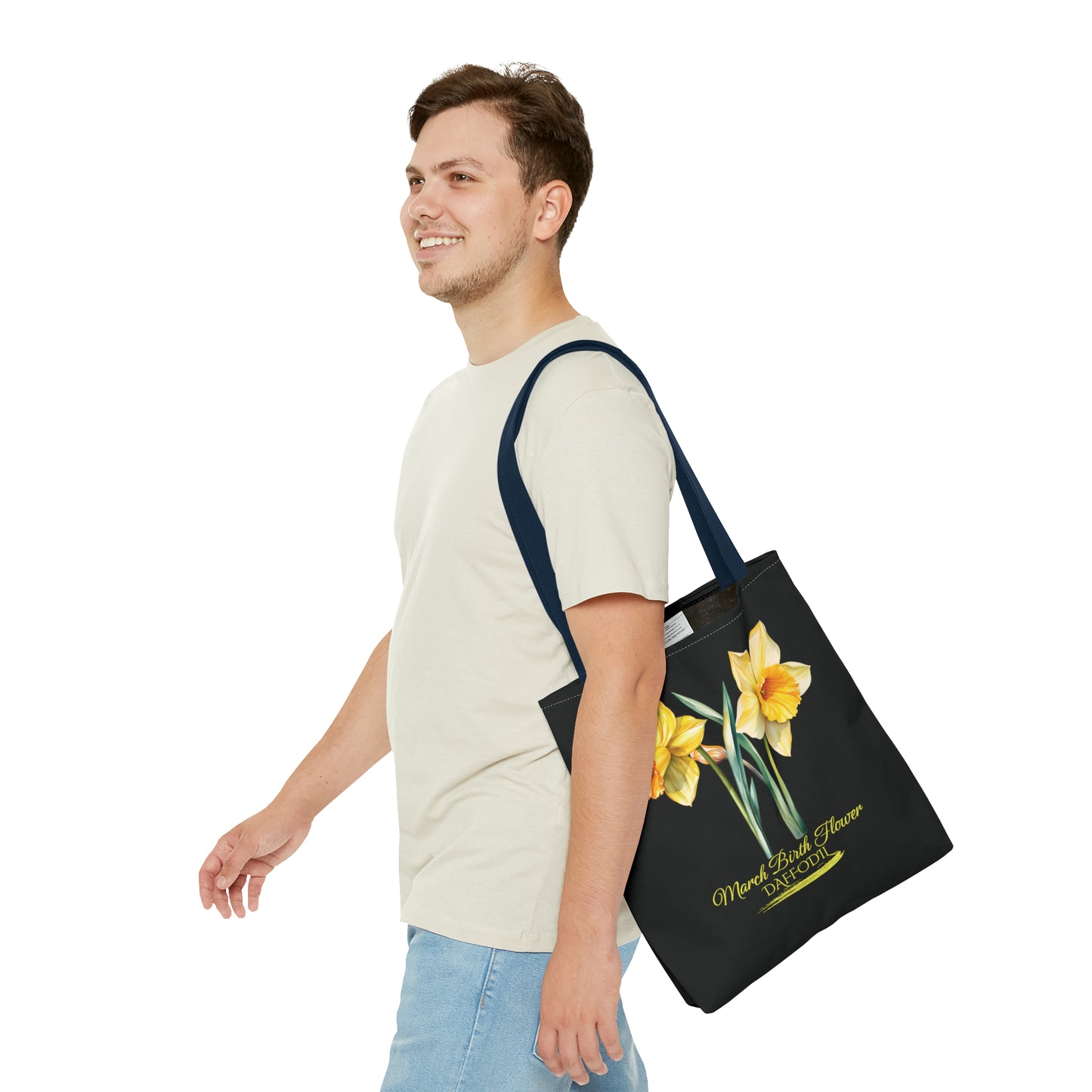 March Birth Flower: Daffodil - Tote Bag (AOP)