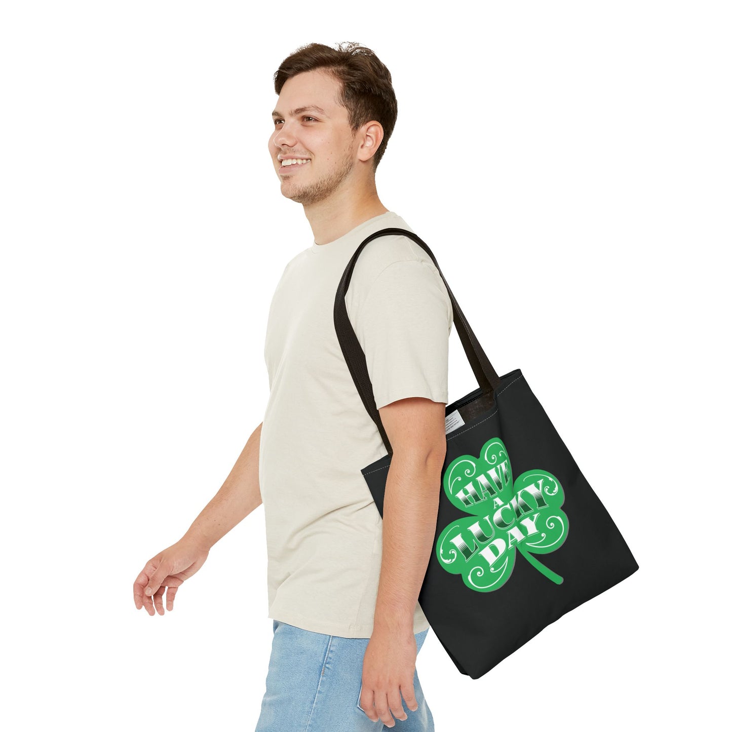 St. Patrick's Day Tote Bag | Lucky Clover Design, Reusable Shopping Bag, Eco-Friendly Gift, Holiday Accessory