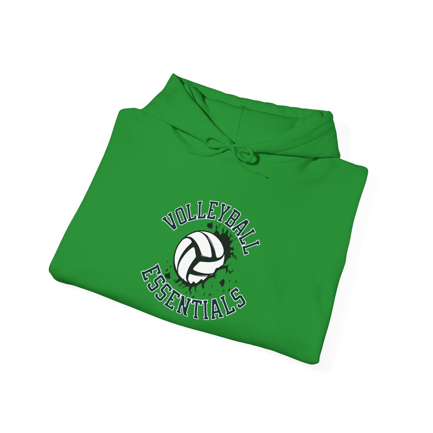 Volleyball Essentials Hoodie, Unisex Heavy Blend Sweatshirt for Players, Sporty Gift, Workout Wear, Casual Comfort