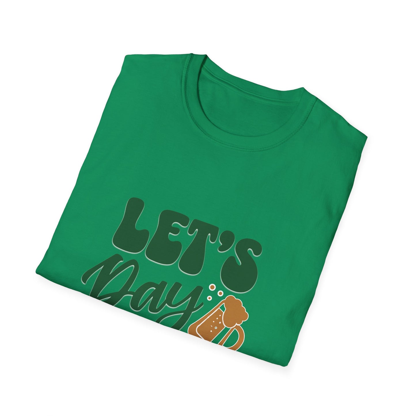 Let's Day Drink Unisex Softstyle T-Shirt - Fun Casual Graphic Tee for Party Lovers