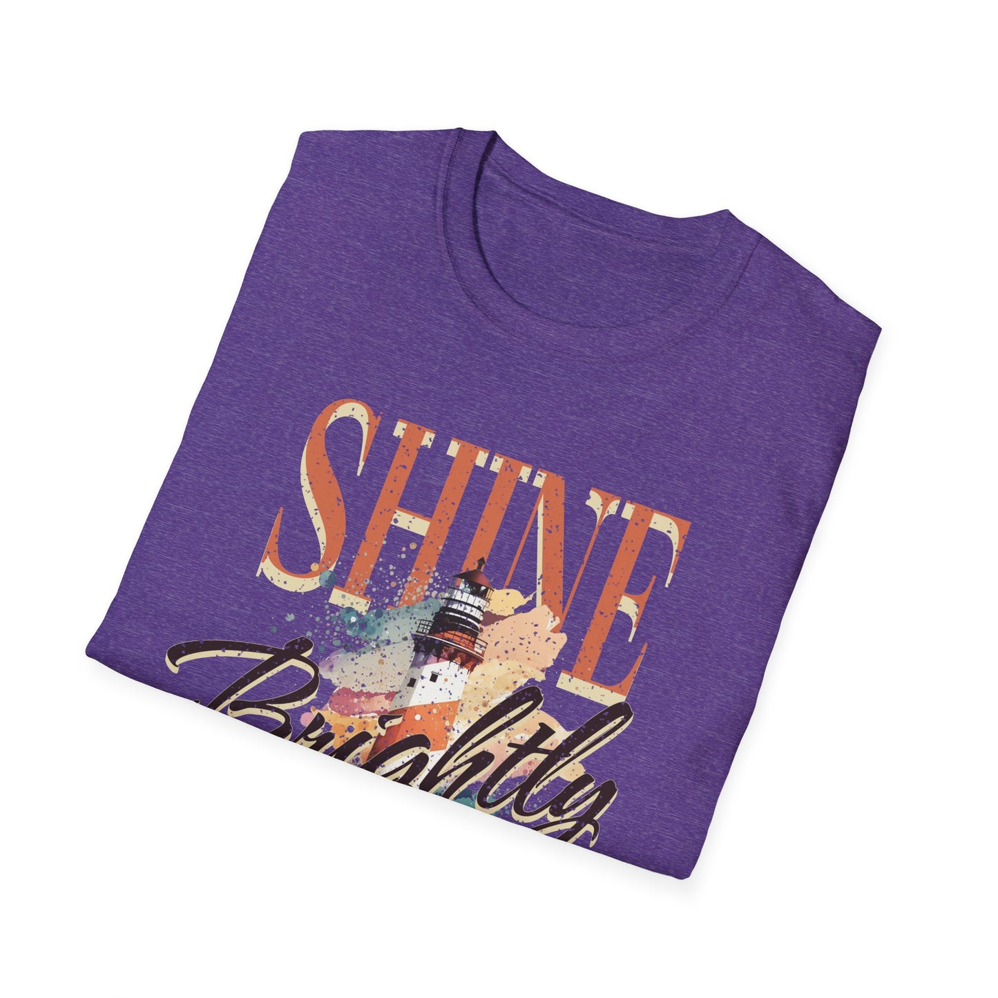 Shine Brightly Always 2025 T-Shirt, Inspirational Tee, Positive Vibe Top, Unisex Graphic Shirt, Gift for Him or Her, Comfortable Clothing