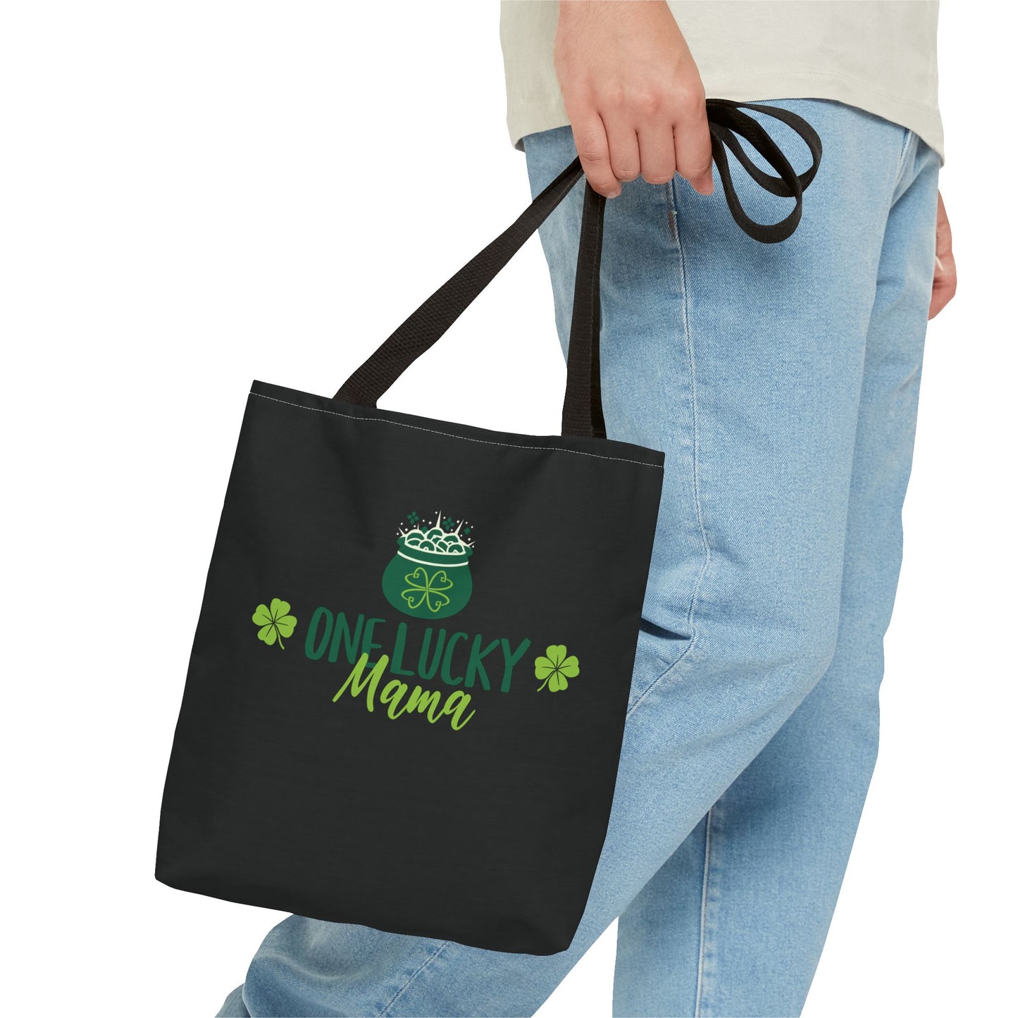 One Lucky Mama St. Patrick's Day Tote Bag - Fun & Festive Green Design