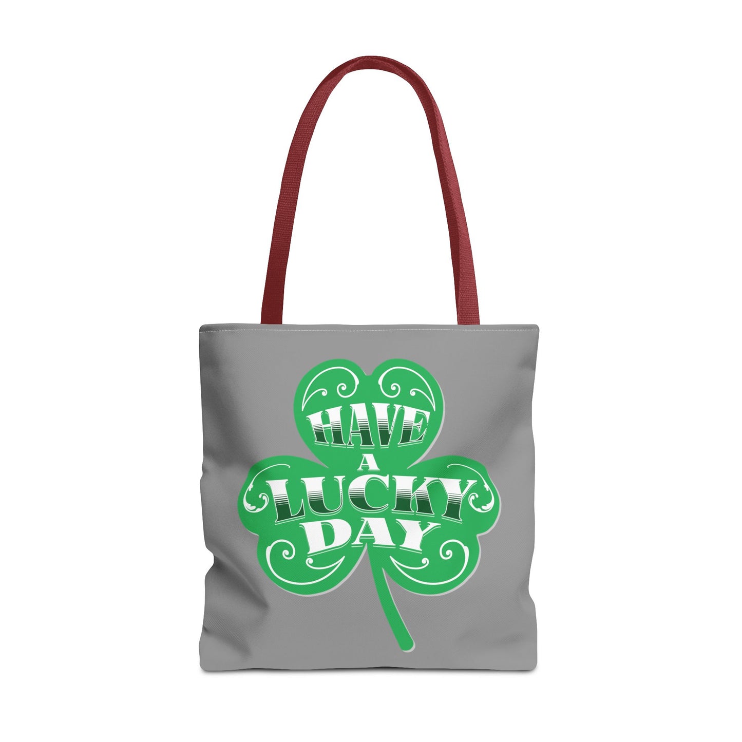Lucky Day Tote Bag - St. Patrick's Day Gift, Eco-Friendly Shopper, Fun Everyday Use, Green Clover Design, Lucky Charm