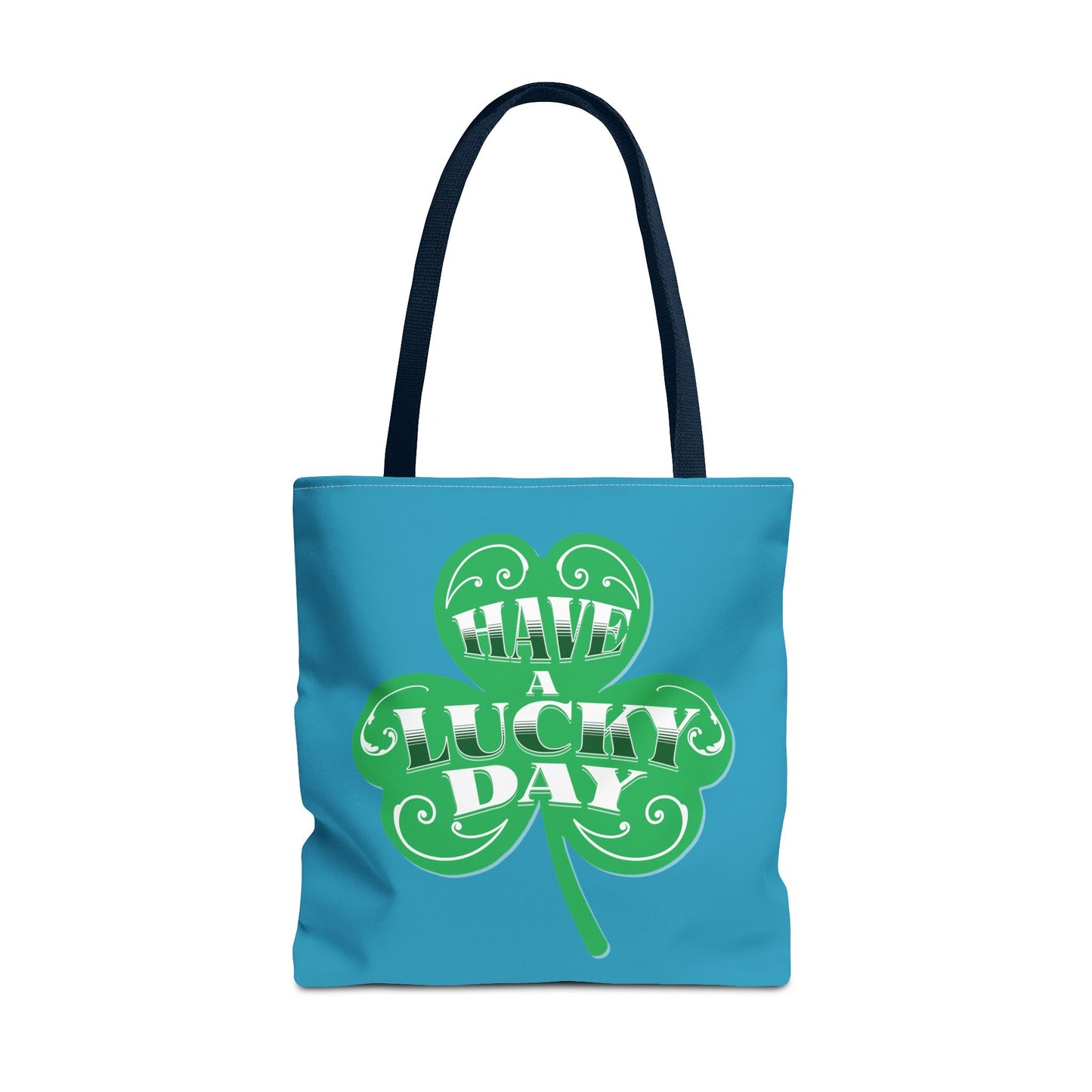 Lucky Day Tote Bag - St. Patrick's Day Gift, Shamrock Design, Eco-Friendly Bag, Fun Everyday Tote, Perfect for Luck!