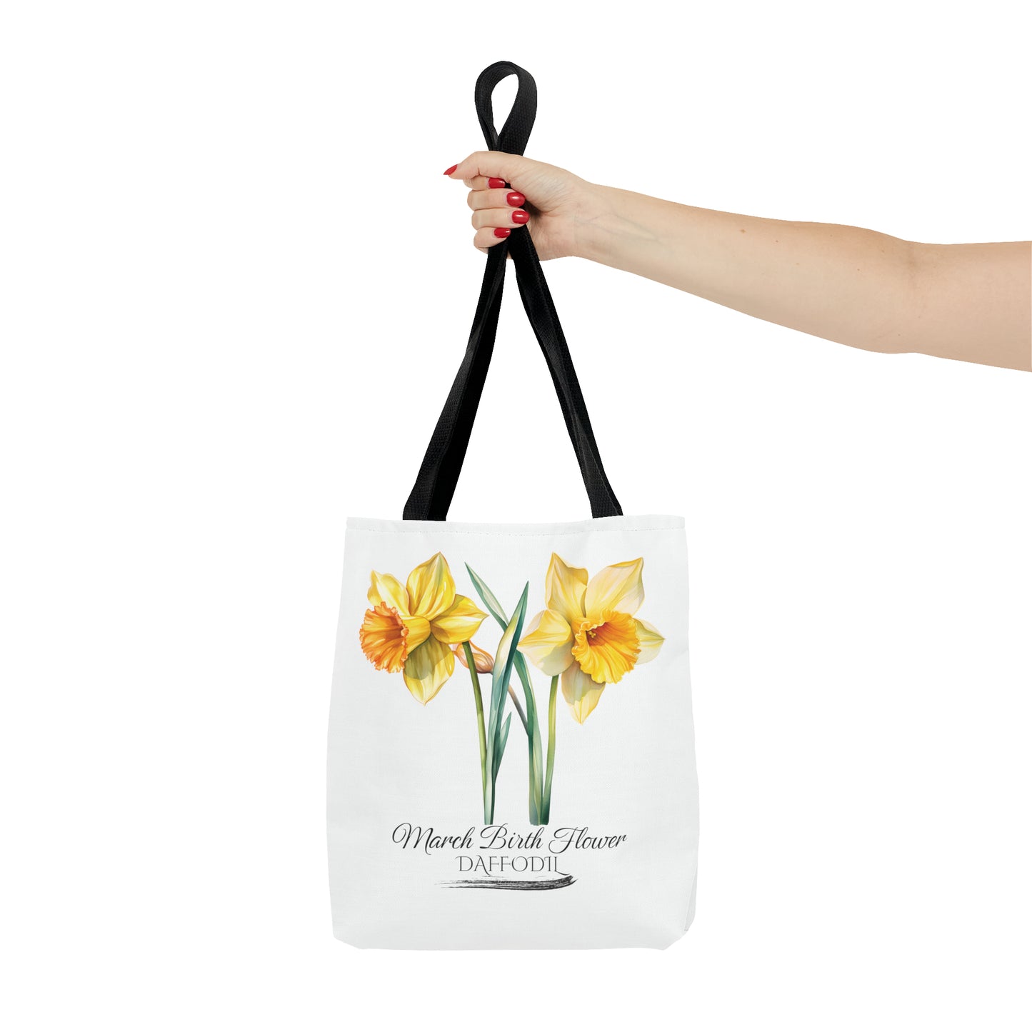 March Birth Flower: Daffodil - Tote Bag (AOP)