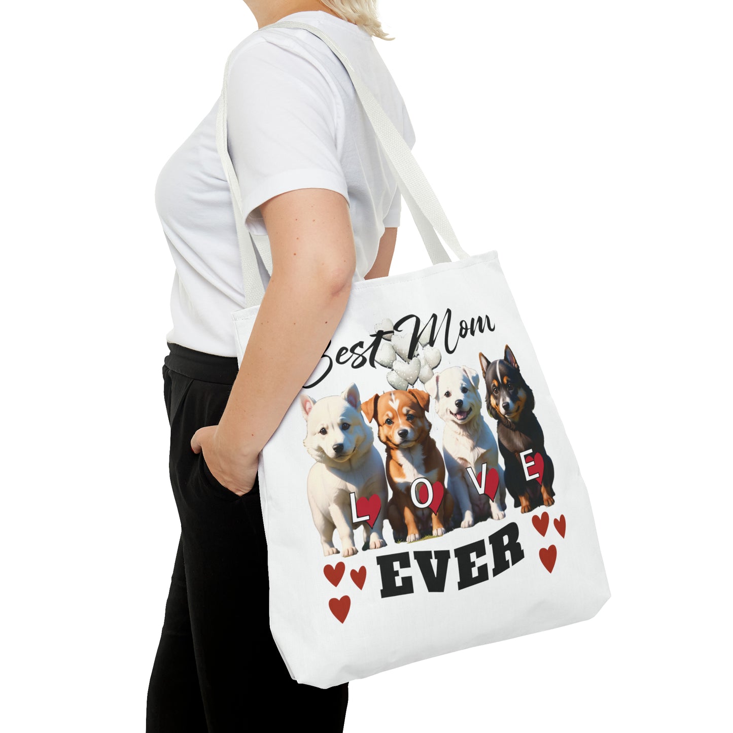 Valentine: Best Mom Ever - Tote Bag (AOP)
