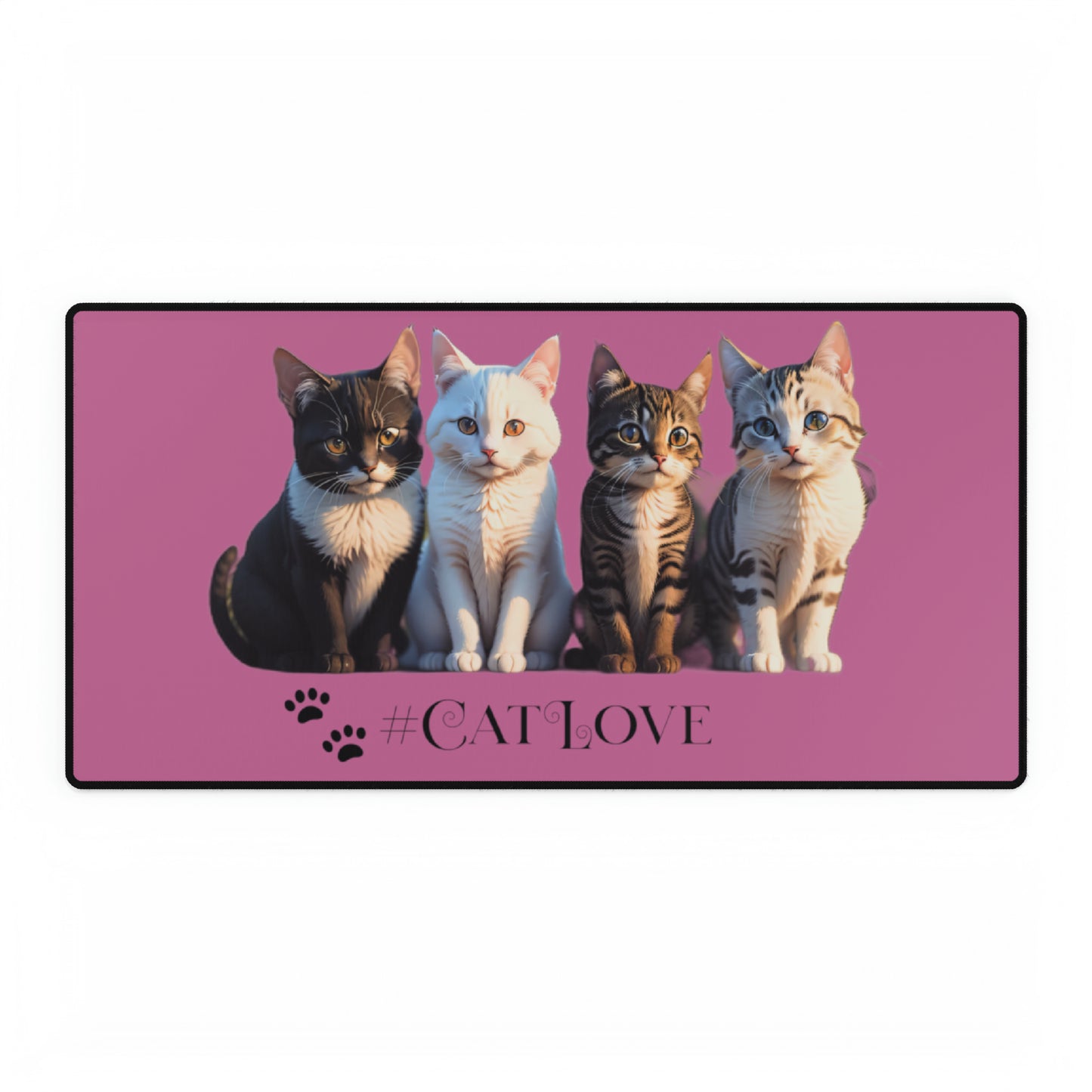 Desk Mats: #CatLove