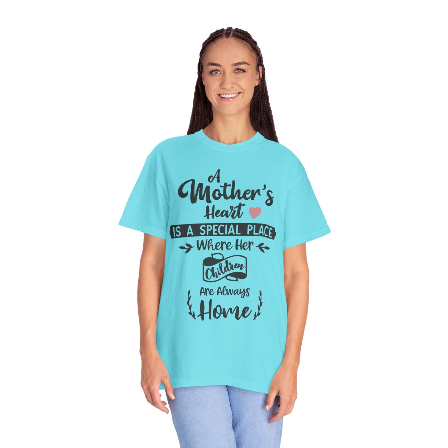 Mother's heart is a special place - Unisex Garment-Dyed T-shirt