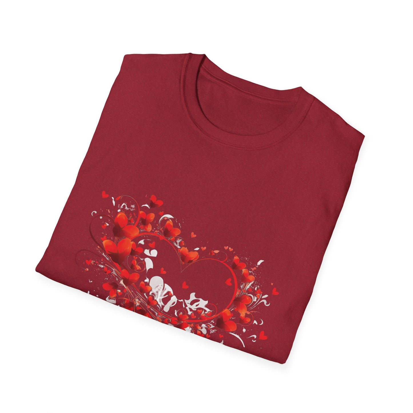Valentine's Heart1: Unisex Soft style T-Shirt
