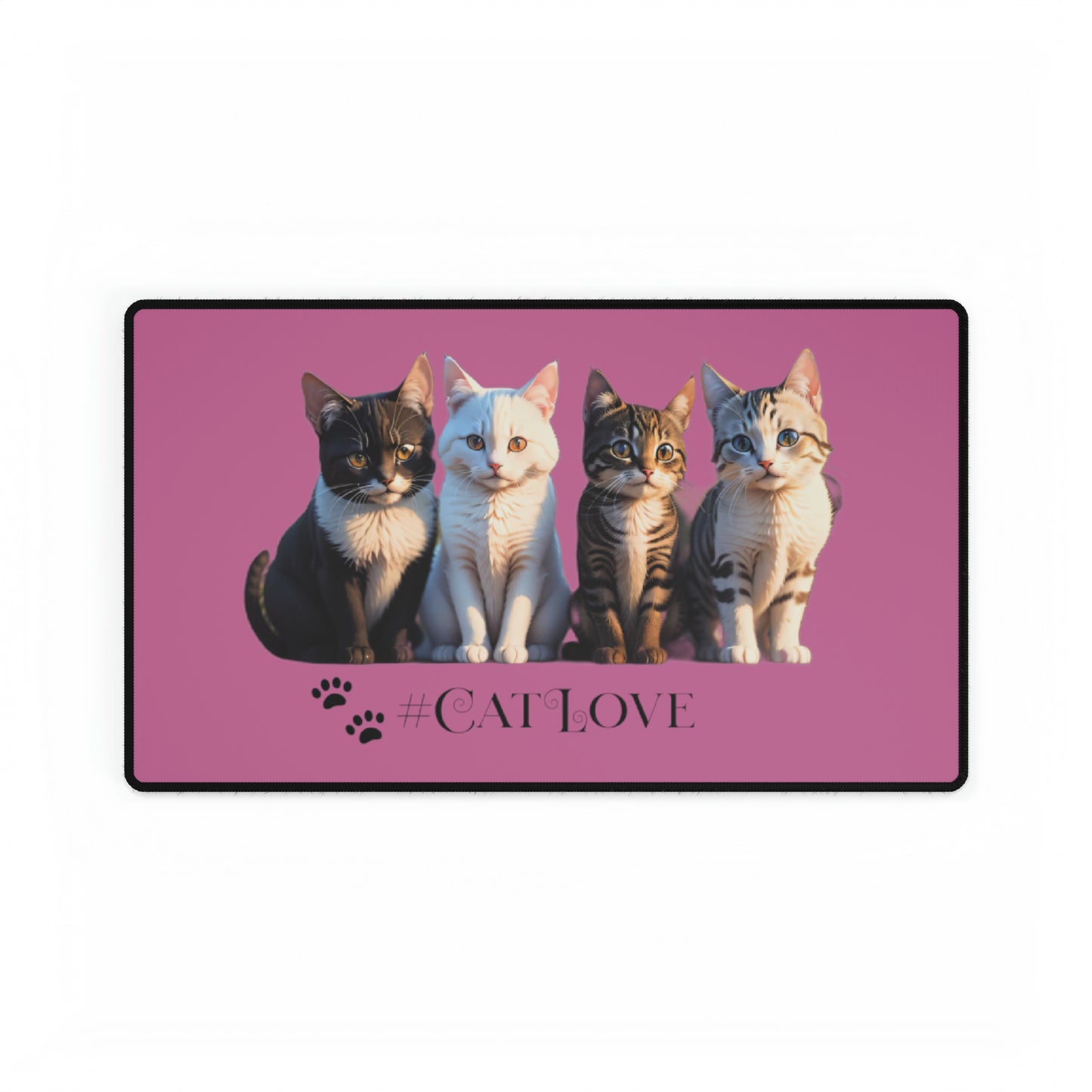 Desk Mats: #CatLove