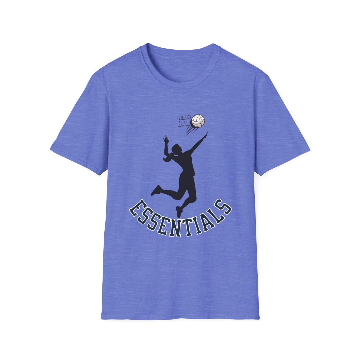 Graphic Sports T-Shirt - 'ESSENTIALS' Silhouette Tee for Athletes, Gym Lovers, Casual Wear, Sports Events, Gift Idea