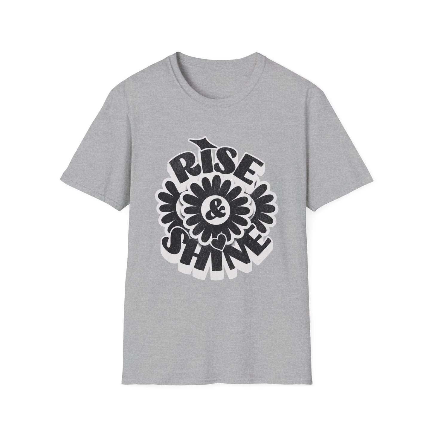 Rise & Shine T-Shirt, Morning Graphic Tee, Unisex Tee, Inspirational Shirt, Gift for Him or Her