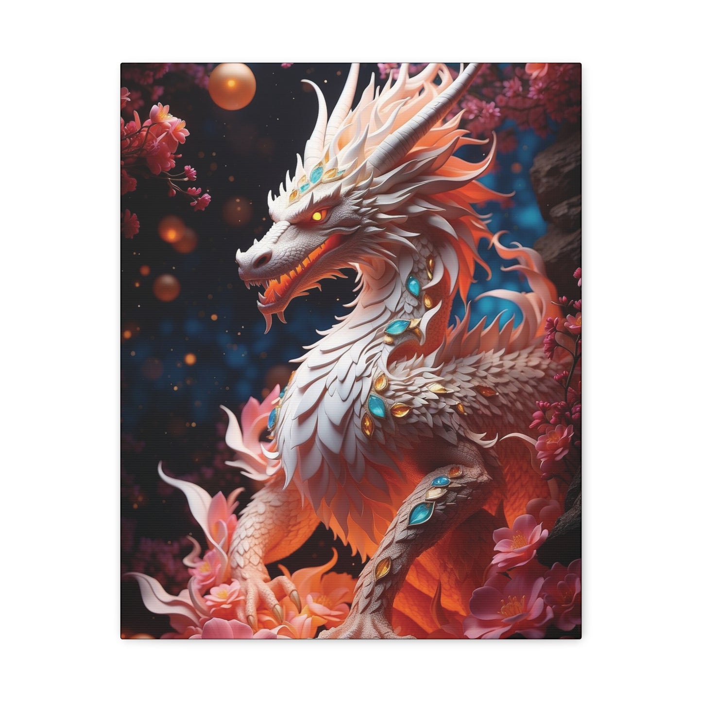The Protector Dragon: Canvas Gallery Wraps