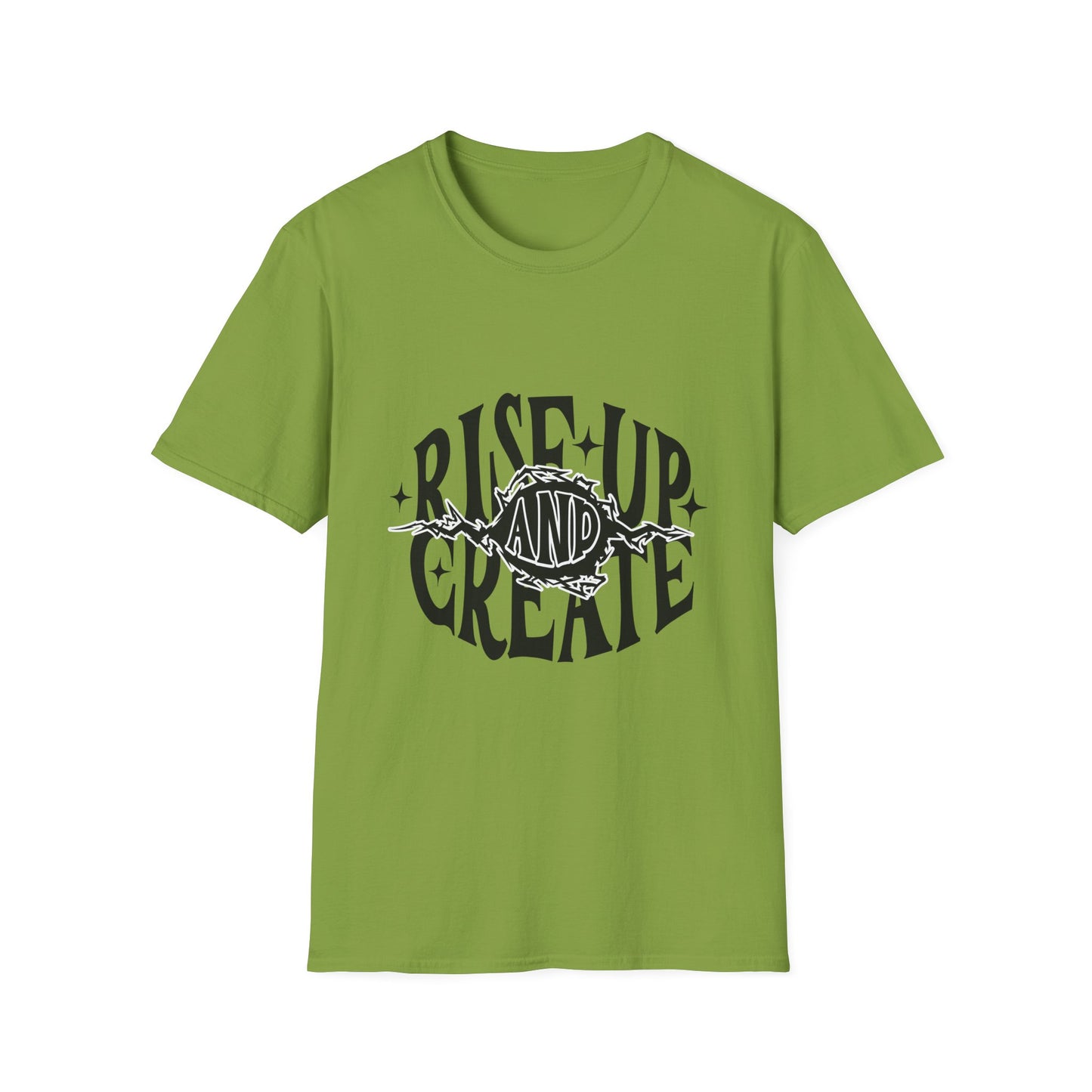 Rise Up And Create T-Shirt, Inspirational Tee, Motivational Shirt, Unisex Graphic Top, Artist Gift, Creative Apparel