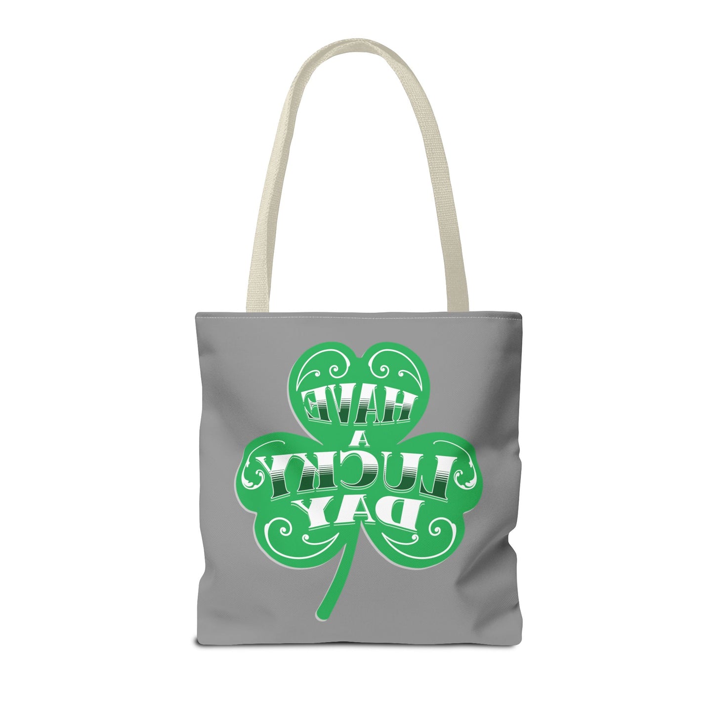 Lucky Day Tote Bag - St. Patrick's Day Gift, Eco-Friendly Shopper, Fun Everyday Use, Green Clover Design, Lucky Charm