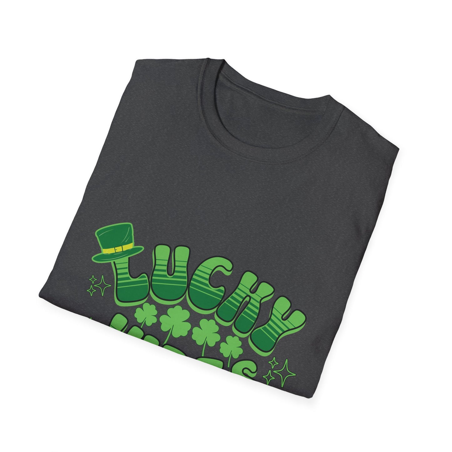 Lucky Vibes Unisex Softstyle T-Shirt - Perfect for St. Patrick's Day Celebrations