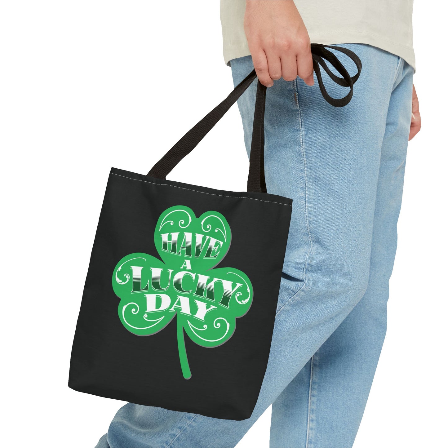 St. Patrick's Day Tote Bag | Lucky Clover Design, Reusable Shopping Bag, Eco-Friendly Gift, Holiday Accessory