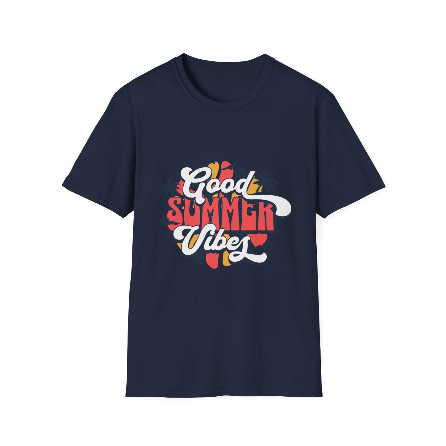 Summer Vibes T-Shirt, Good Summer Vibes Tee, Unisex Graphic Shirt, Beachwear, Vacation Outfit, Casual Wear, Gift Idea