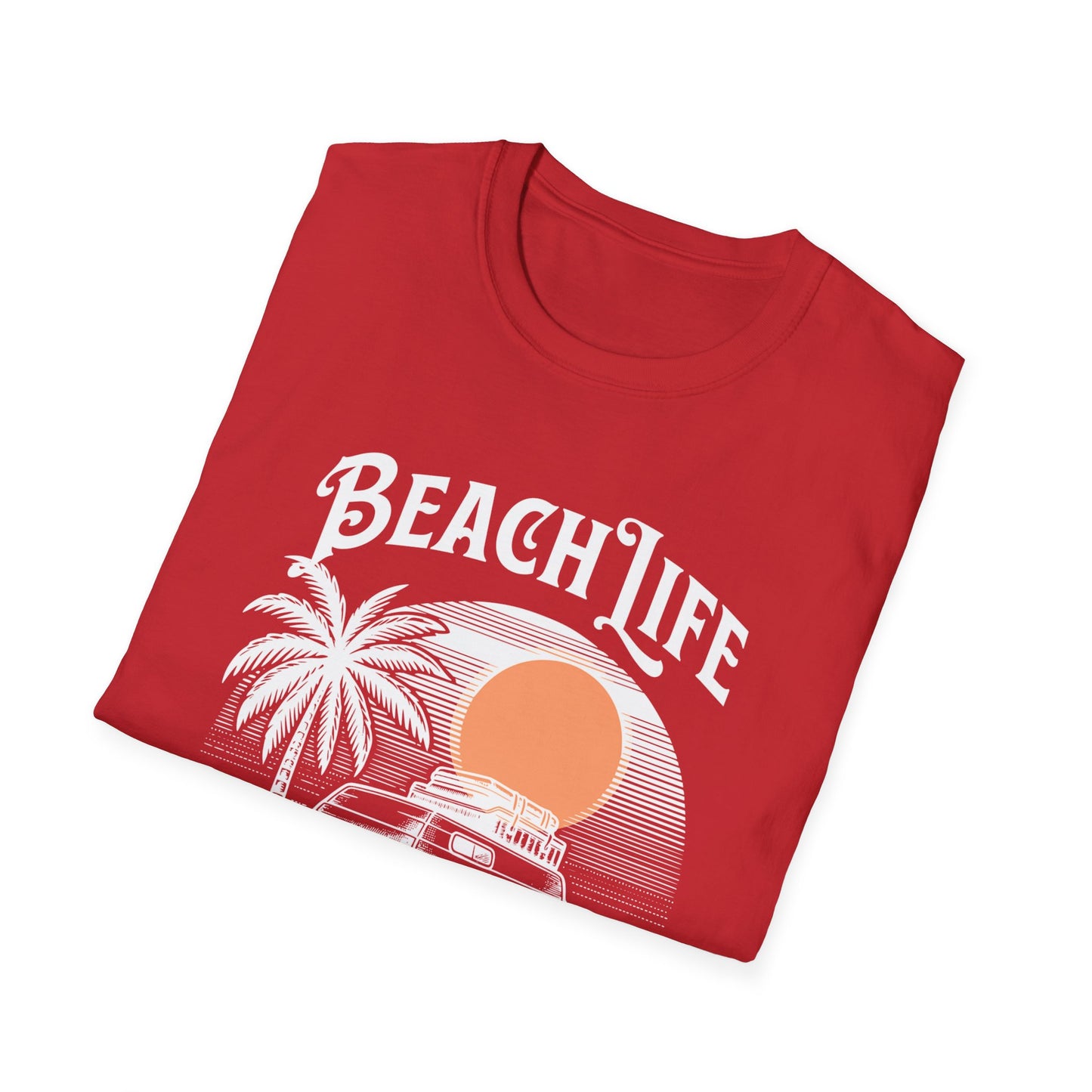 Beach Life T-shirt - Unisex Softstyle T-Shirt