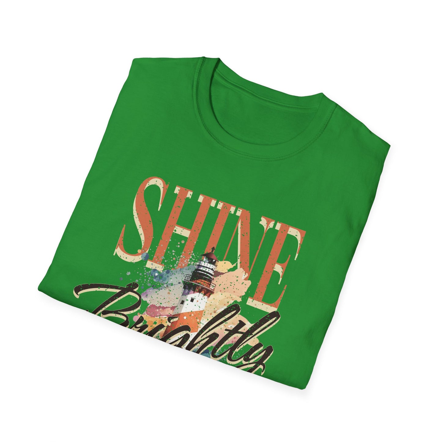 Shine Brightly Always 2025 T-Shirt, Inspirational Tee, Positive Vibe Top, Unisex Graphic Shirt, Gift for Him or Her, Comfortable Clothing