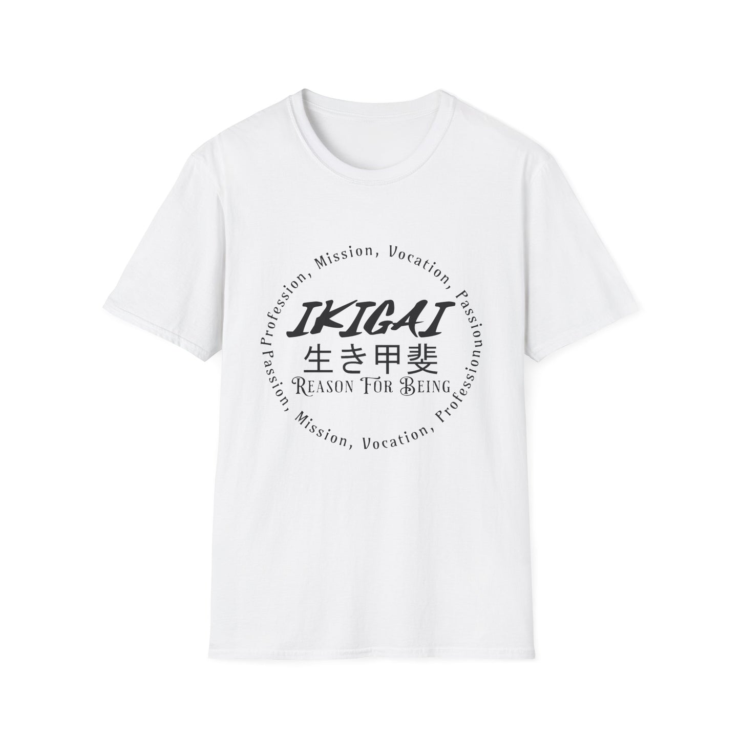 Ikigai T-shirt - Unisex Softstyle