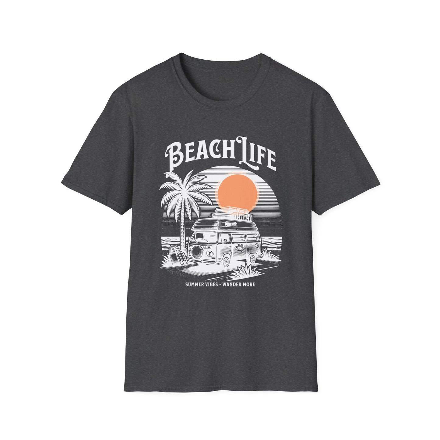 Beach Life T-shirt - Unisex Softstyle T-Shirt