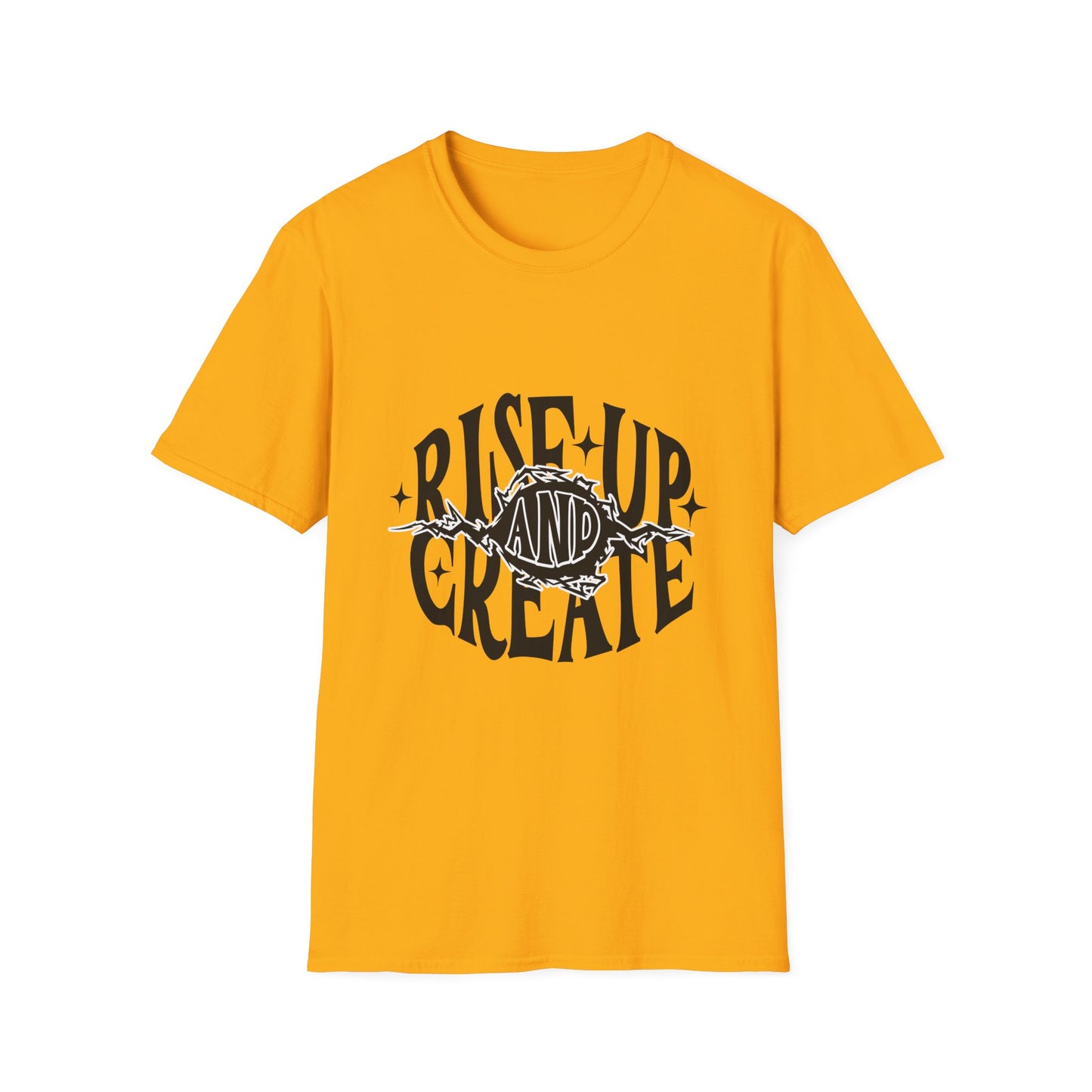 Rise Up And Create T-Shirt, Inspirational Tee, Motivational Shirt, Unisex Graphic Top, Artist Gift, Creative Apparel