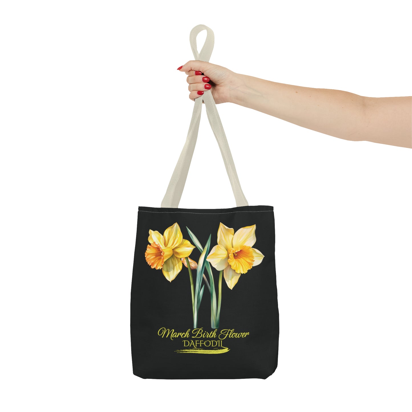 March Birth Flower: Daffodil - Tote Bag (AOP)