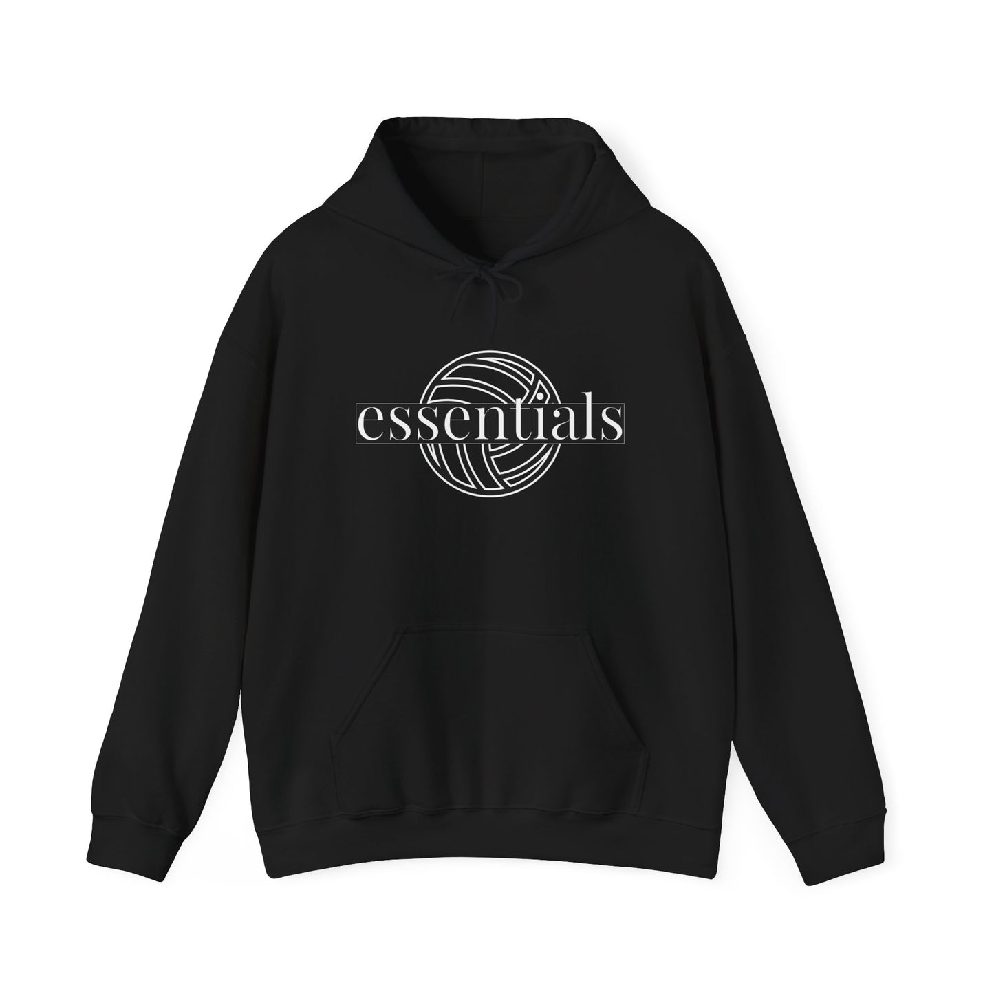 Volleyball Essentials Hoodie, Unisex Sweatshirt for Players, Casual Wear, Sports Apparel, Gift for Volleyball Lovers, Comfortable Warmth