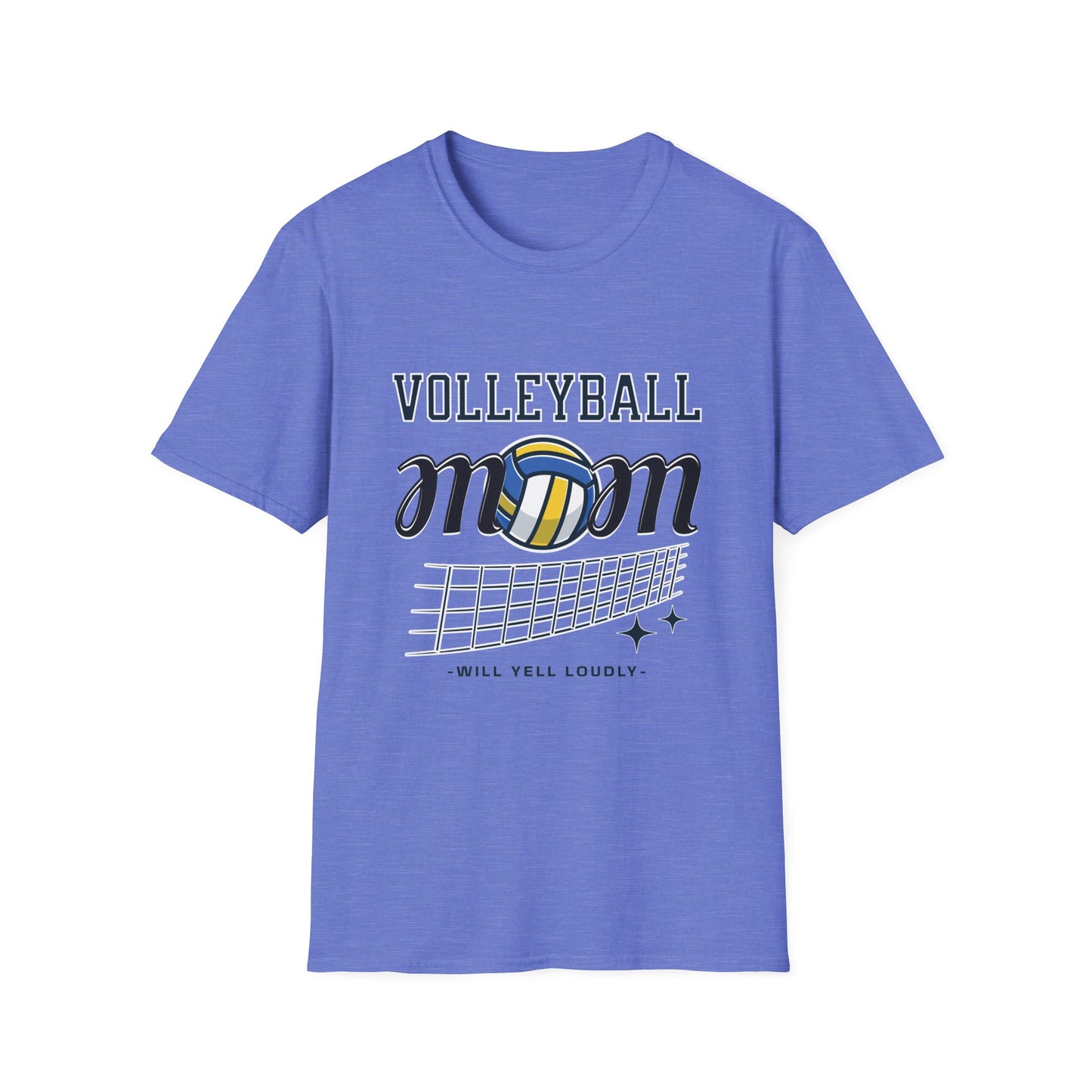 Volleyball Mom T-Shirt | Soft Unisex Tee for Sports Moms | Great for Gifts, Teamwear, Casual Outings, and Holidays