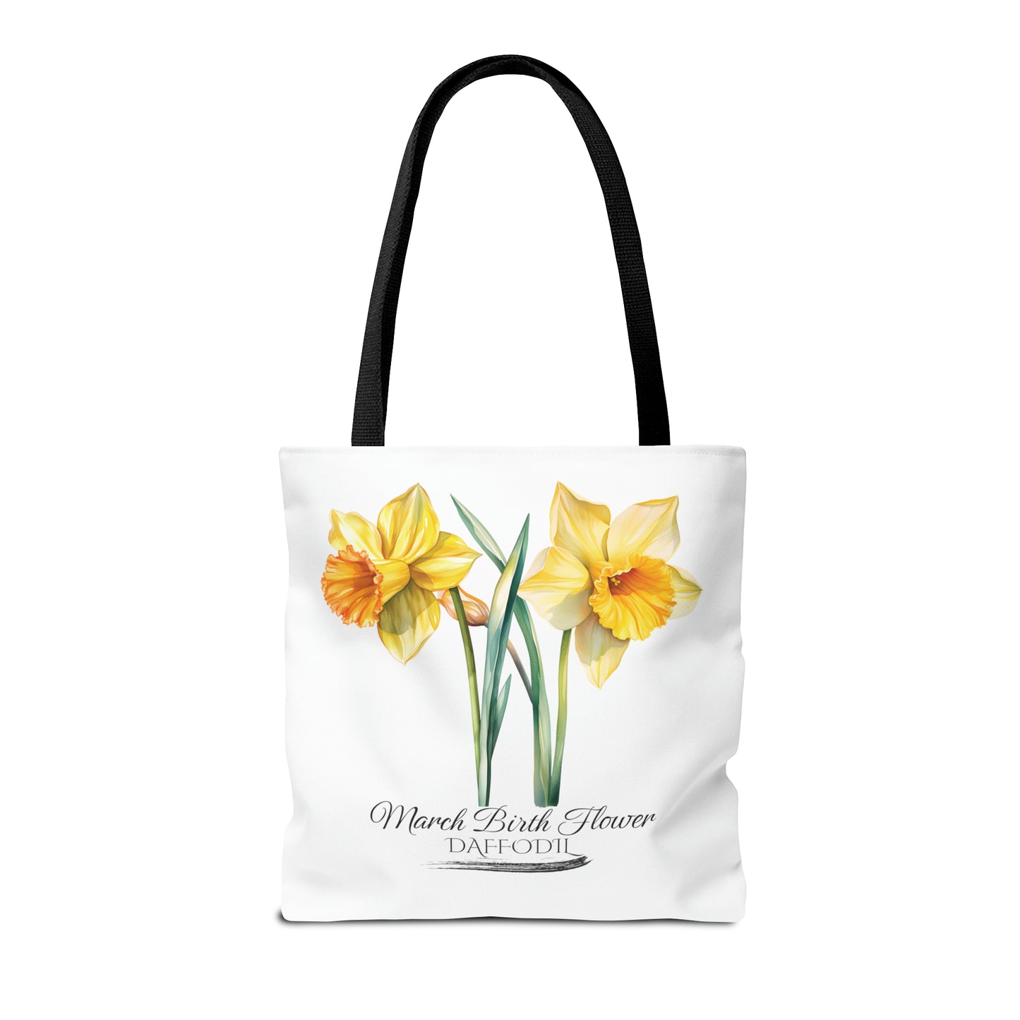 March Birth Flower: Daffodil - Tote Bag (AOP)