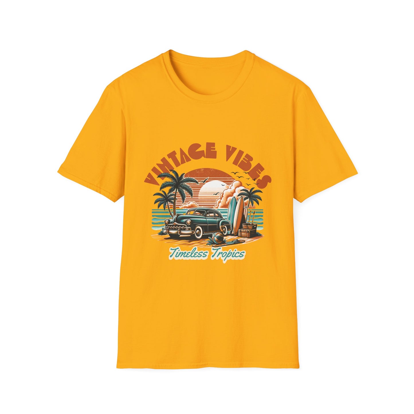 Vintage Vibe T-Shirt - Unisex Softstyle