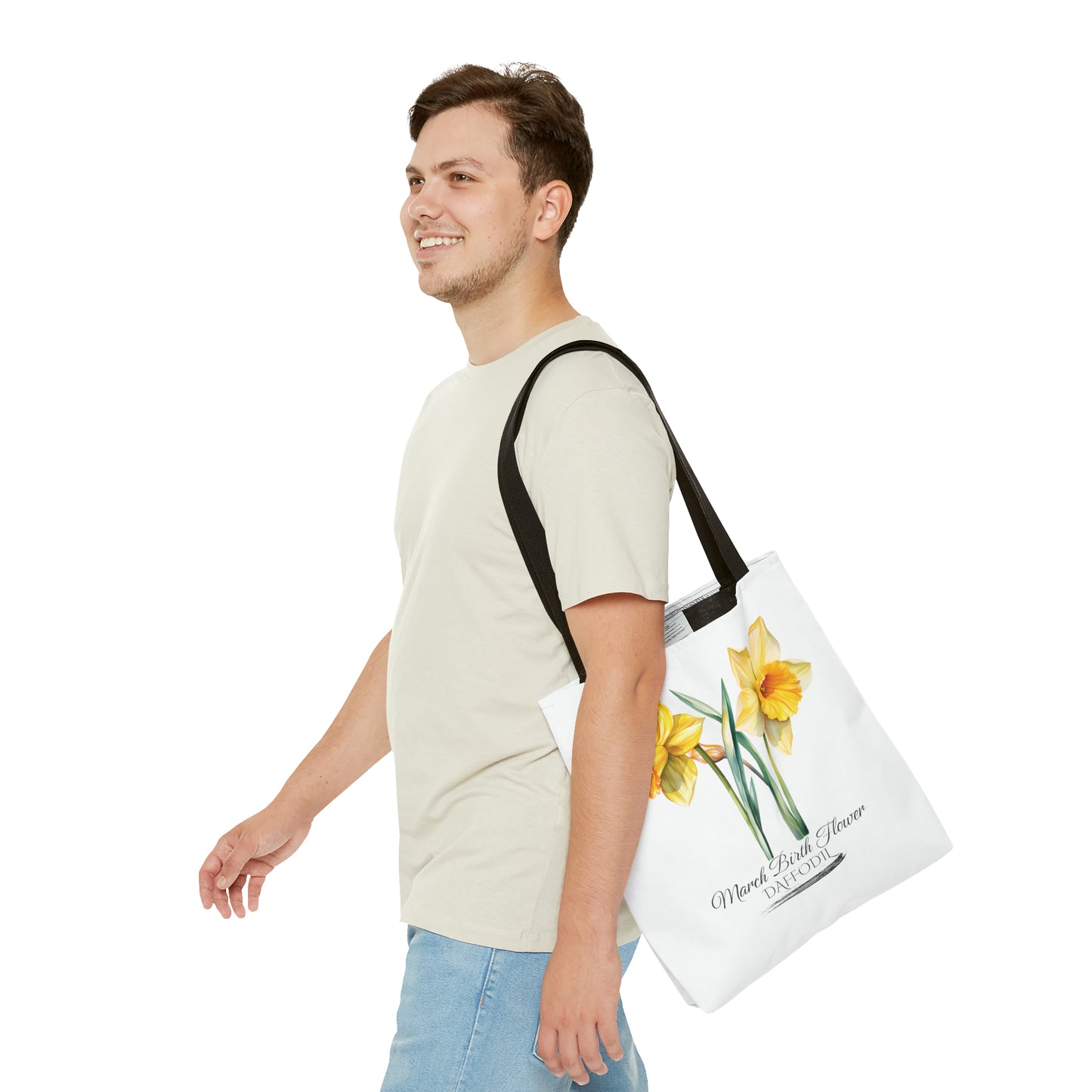 March Birth Flower: Daffodil - Tote Bag (AOP)