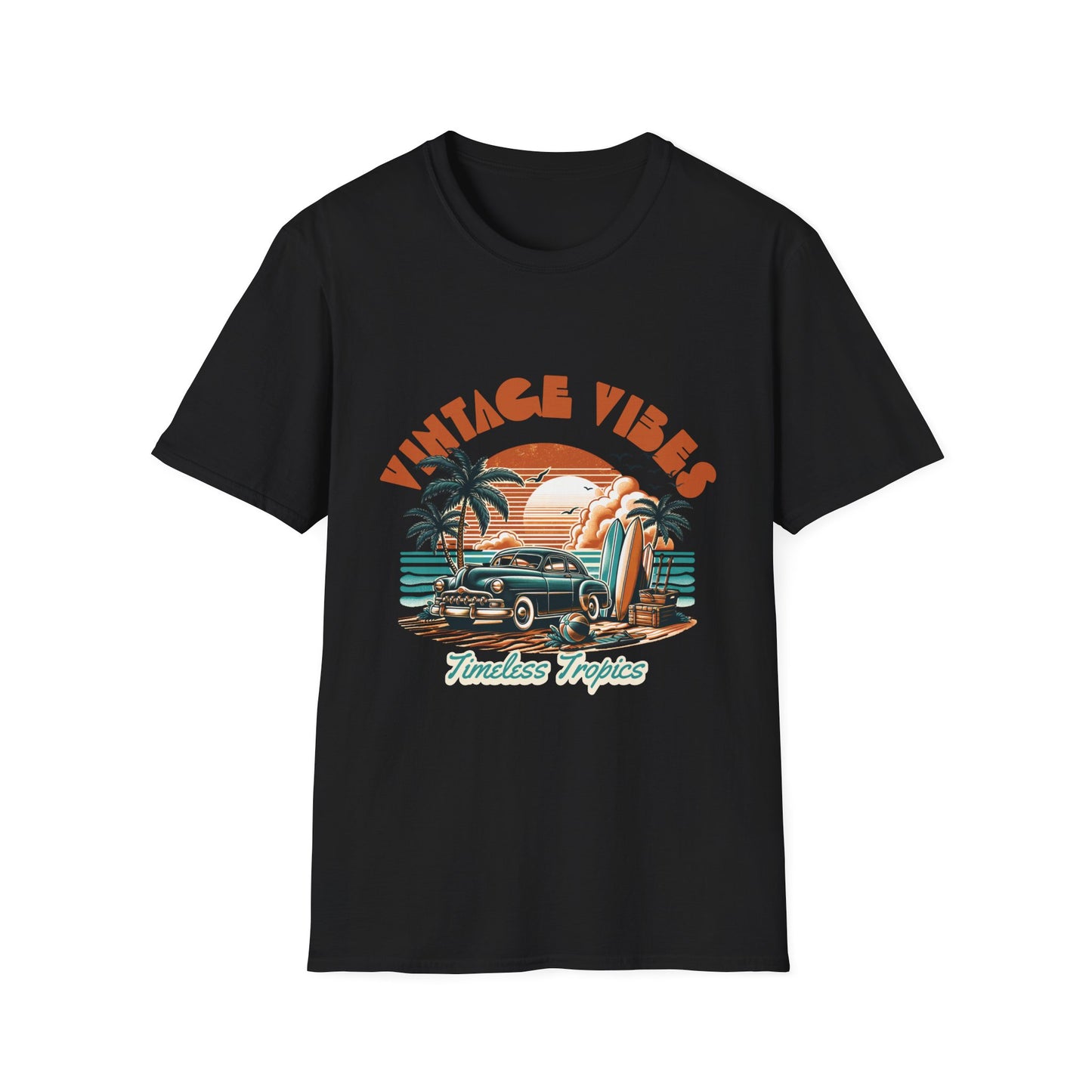 Vintage Vibe T-Shirt - Unisex Softstyle