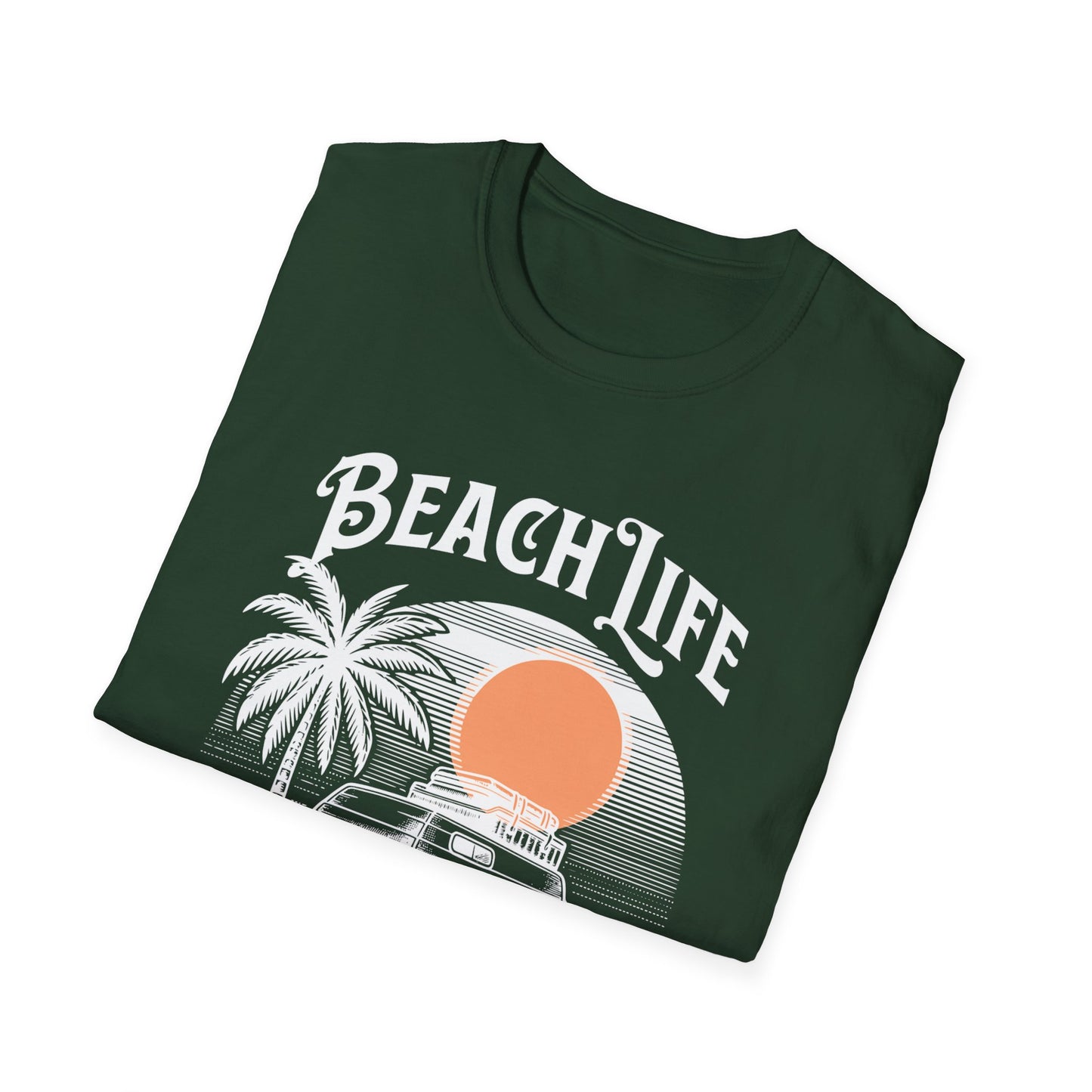 Beach Life T-shirt - Unisex Softstyle T-Shirt